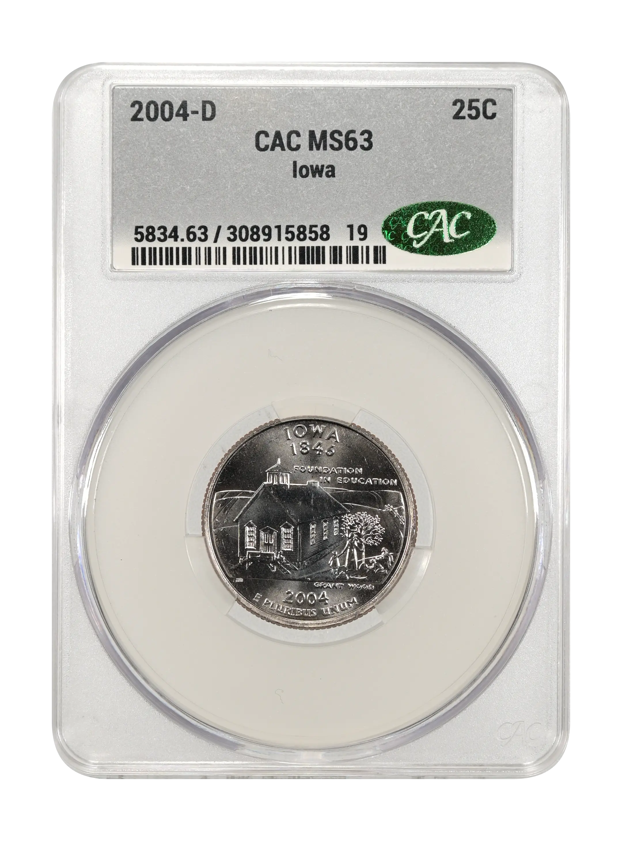 2004-D 25c Iowa MS thumbnail 14
