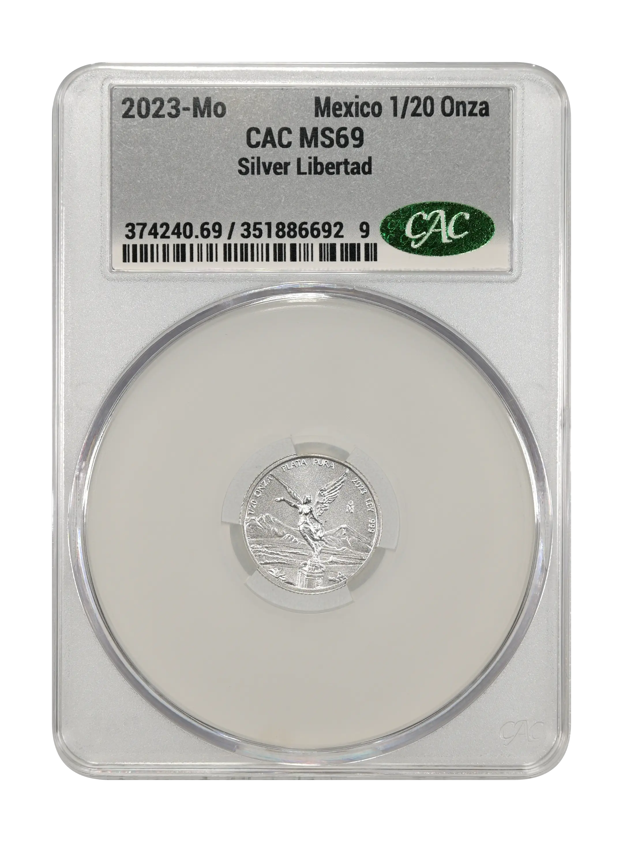 2023-Mo 1/20 Onza Libertad, Silver MS (KM-609) thumbnail 4