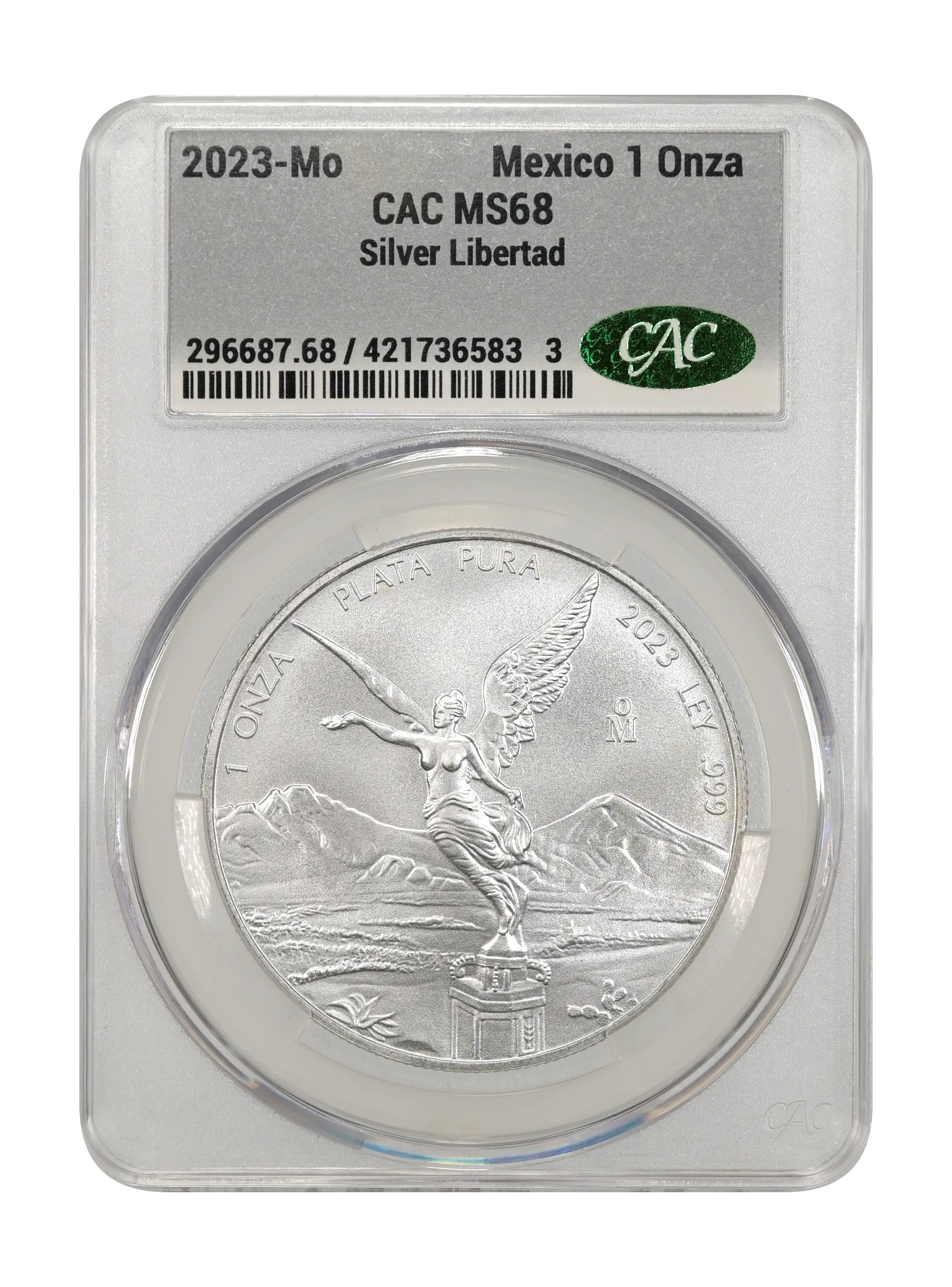 2023-Mo 1 Onza Libertad, Silver MS (KM-639) thumbnail 6