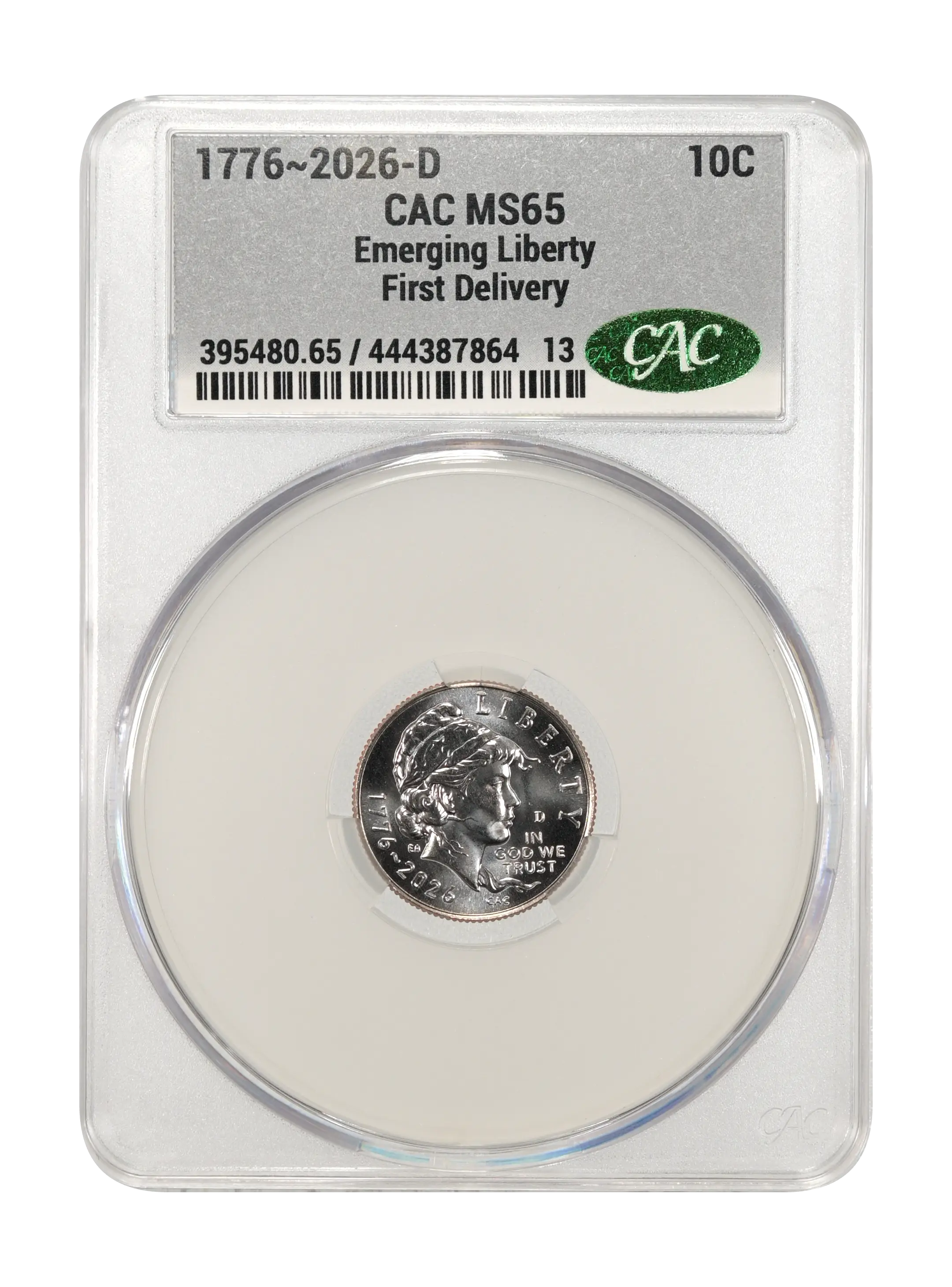 1776~2026-D 10c Emerging Liberty MS thumbnail 15