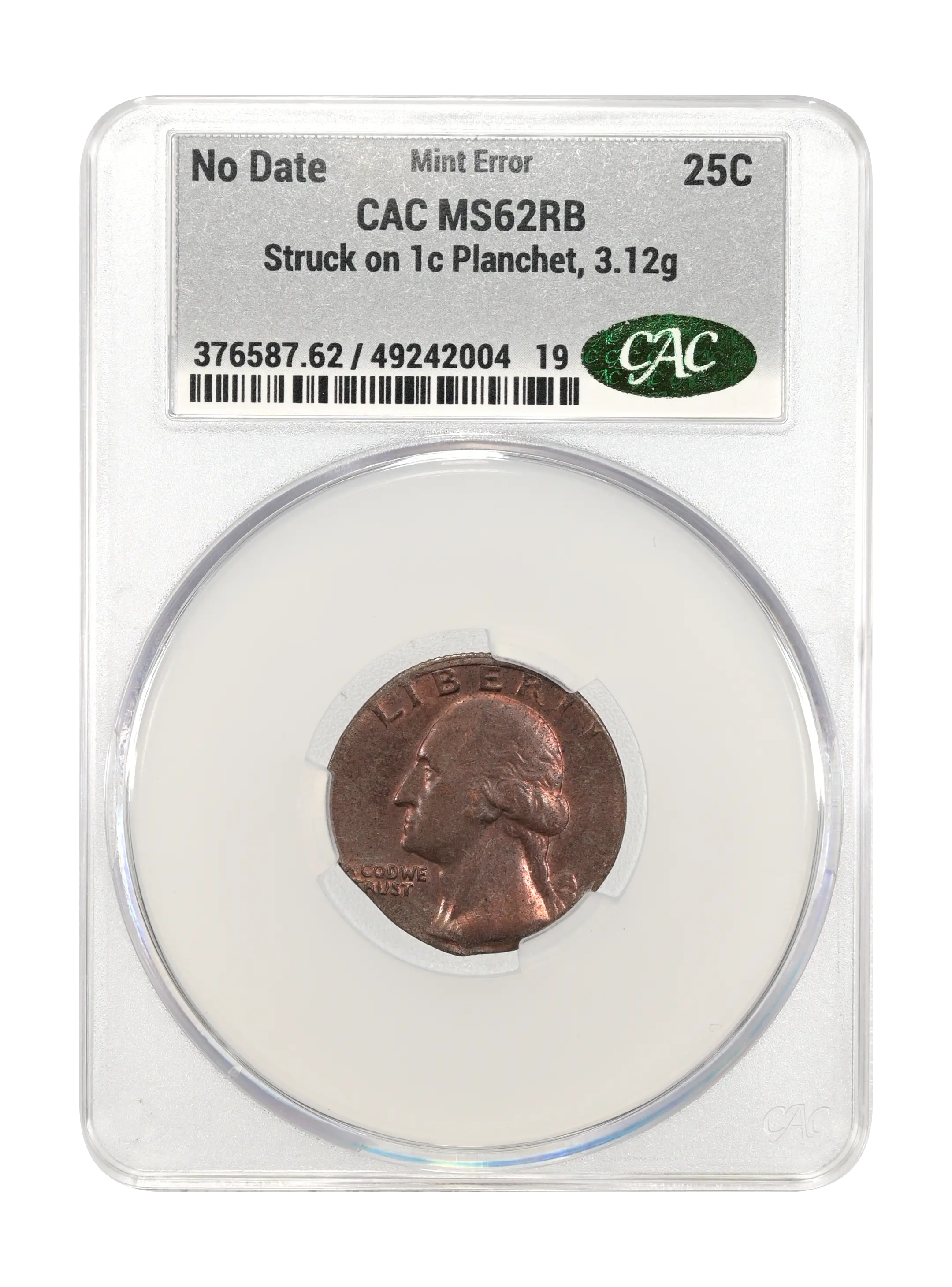 Washington Quarter 25c 1965-1998, Clad MS [Type] thumbnail 20