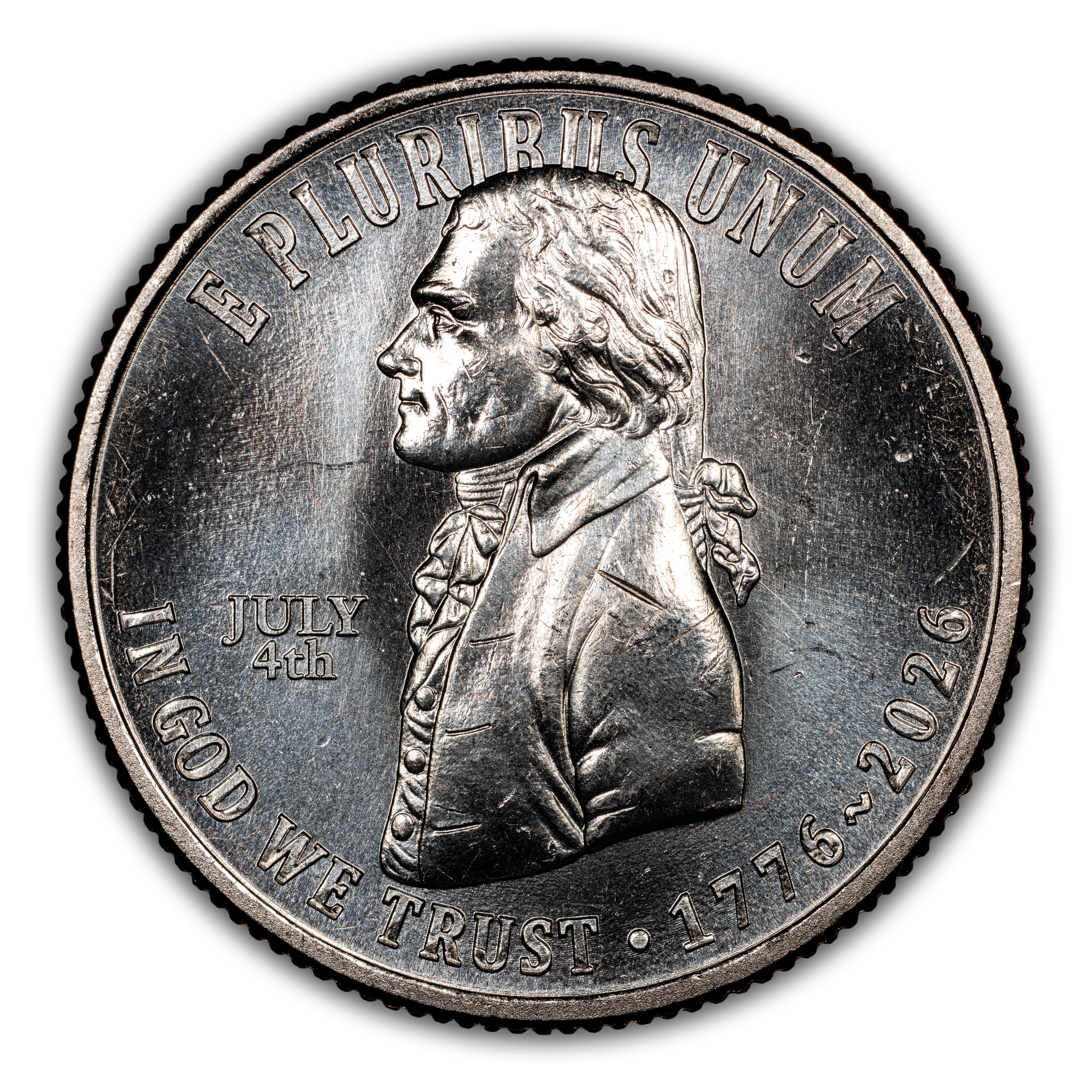 1776~2026 25c Declaration of Independence, JULY 4th Privy MS thumbnail 4
