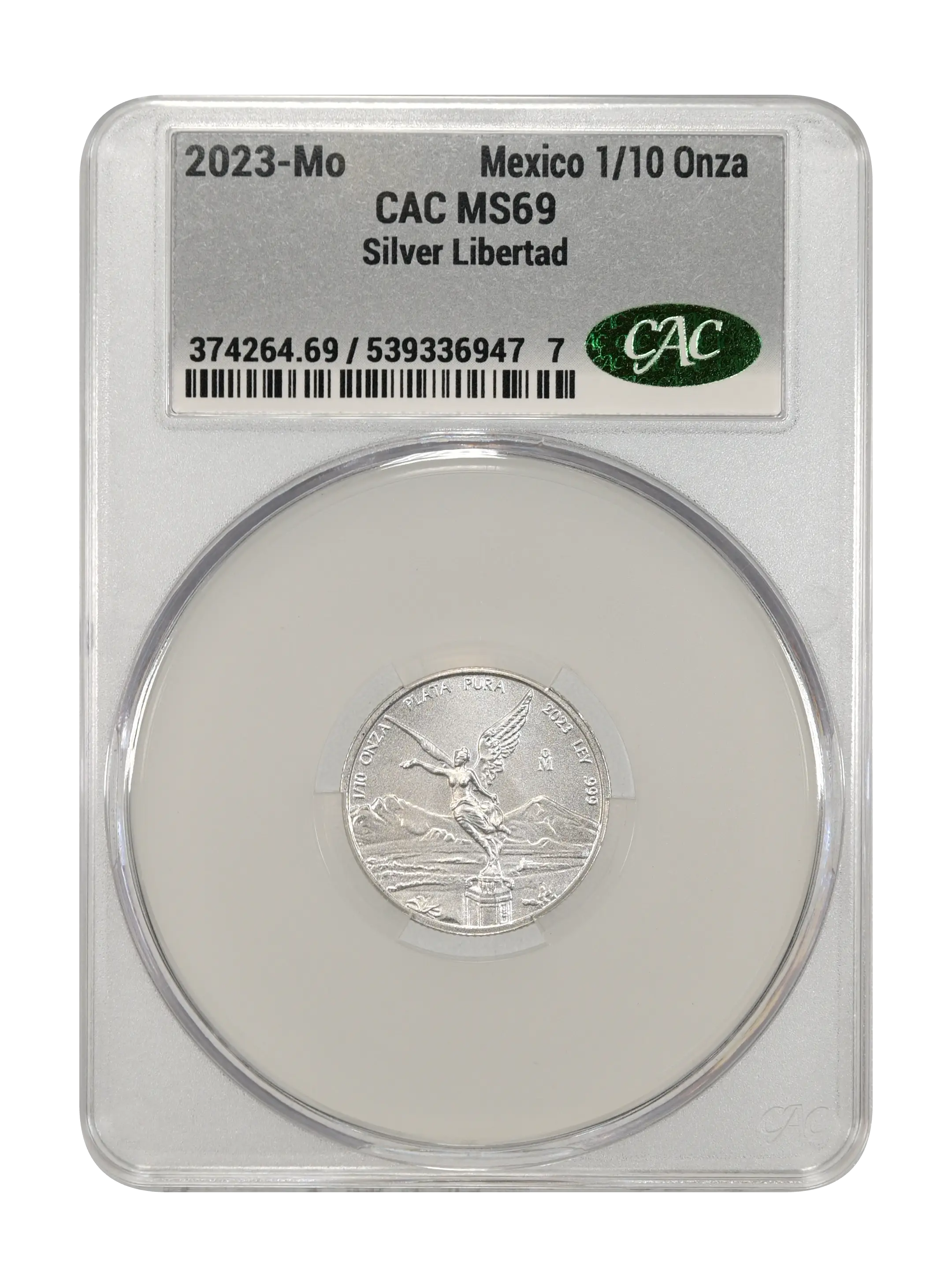 2023-Mo 1/10 Onza Libertad, Silver MS (KM-610) thumbnail 2