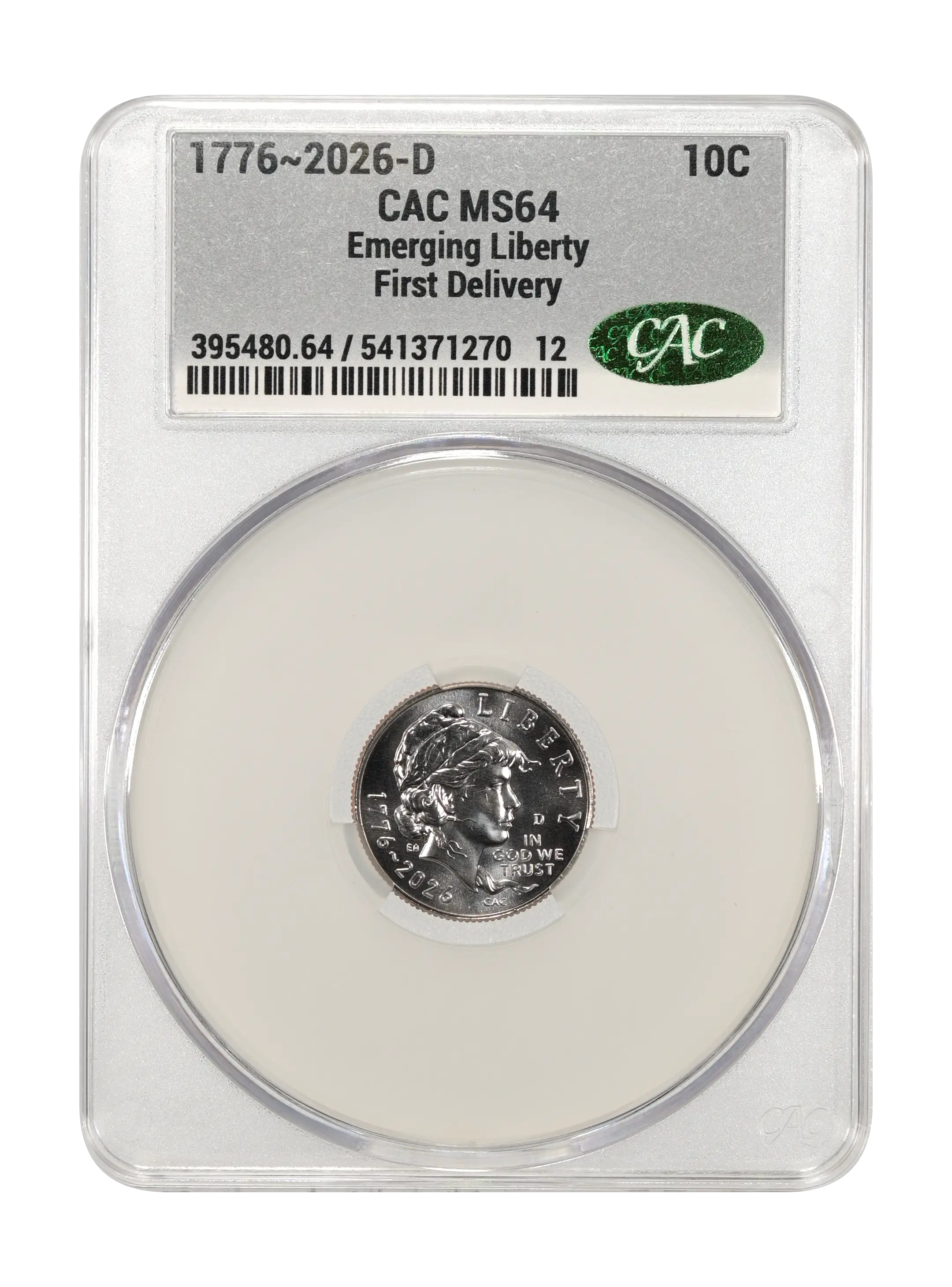 1776~2026-D 10c Emerging Liberty MS thumbnail 16