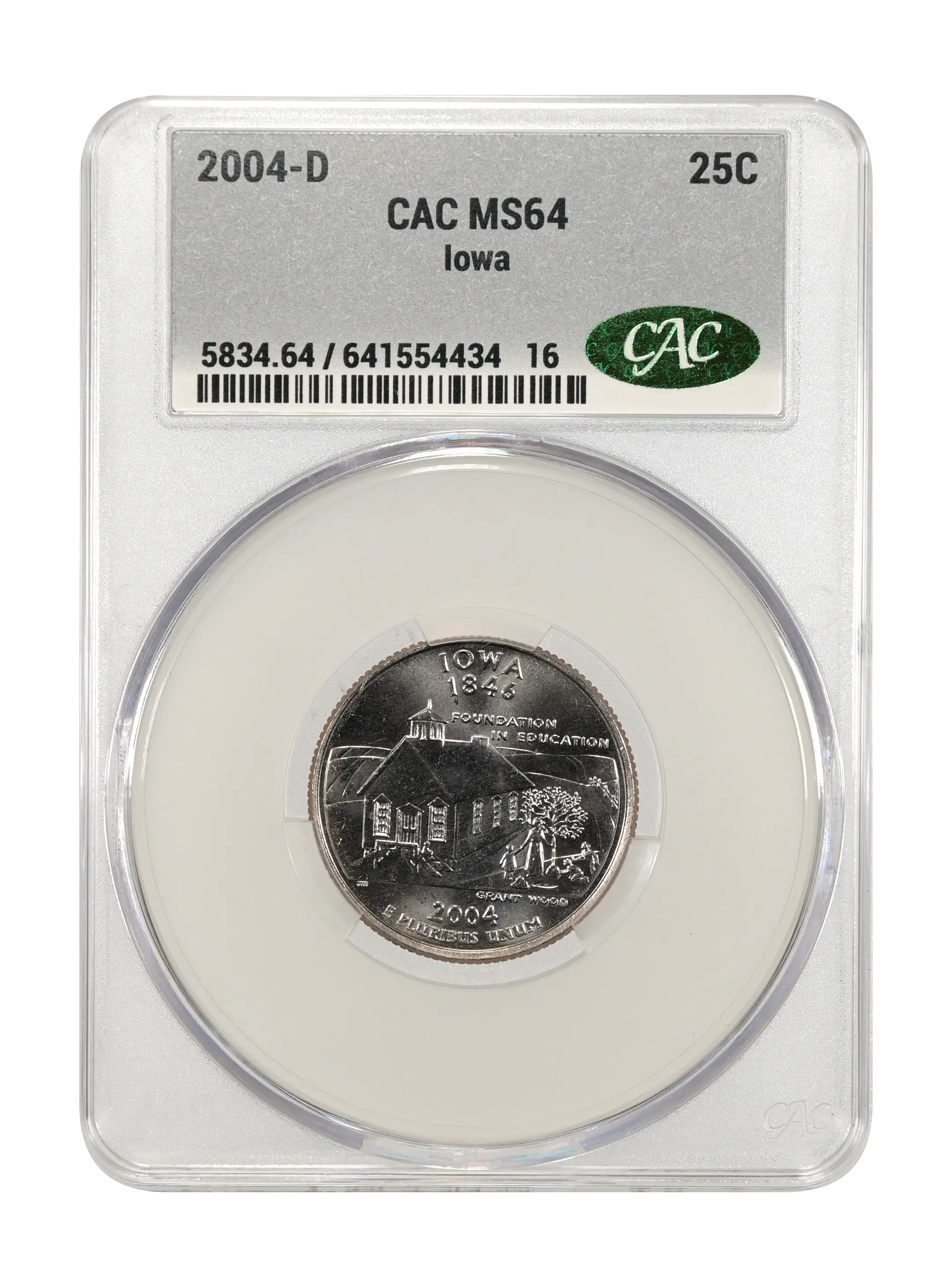 2004-D 25c Iowa MS thumbnail 17