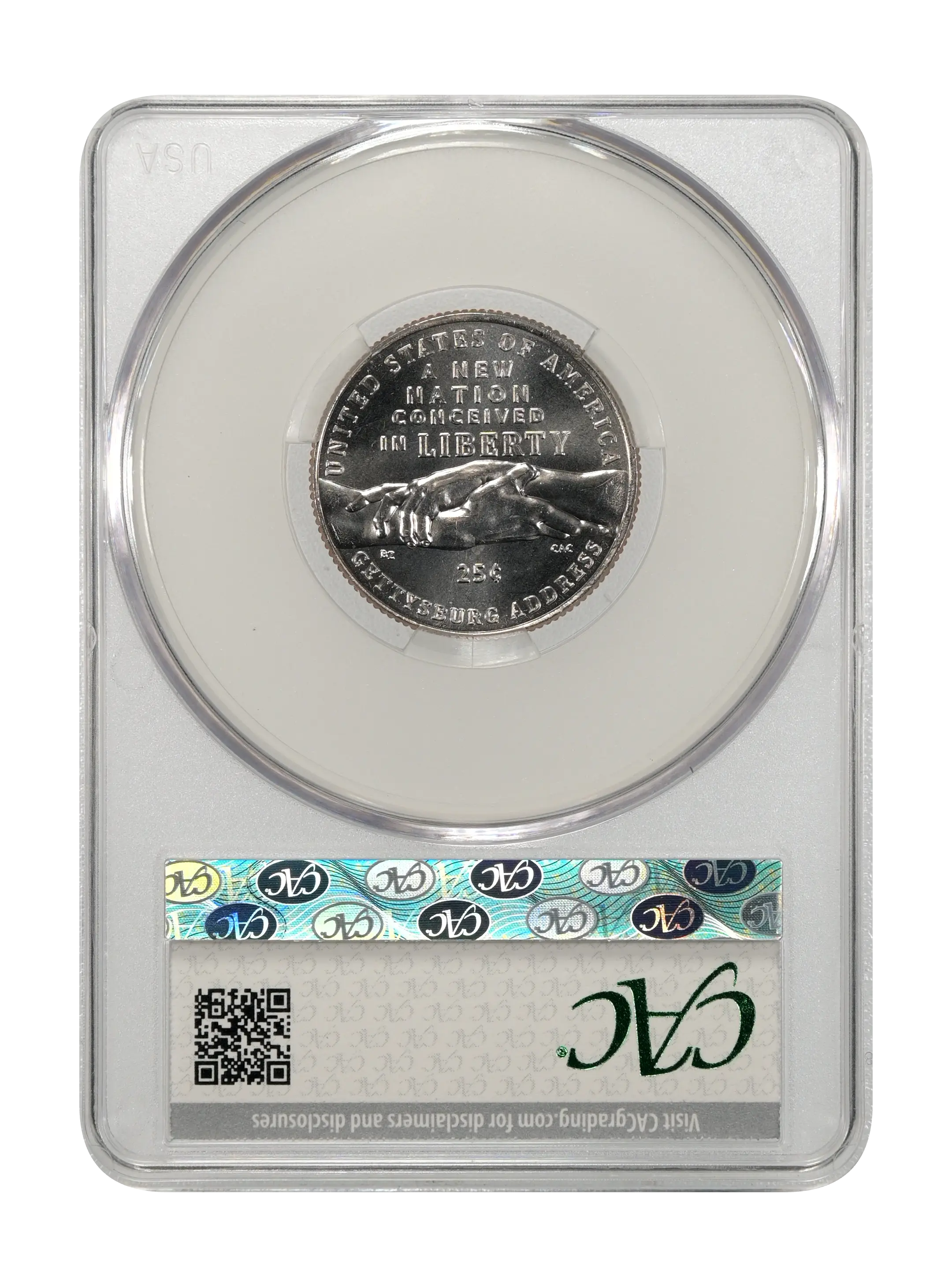 1776~2026-P 25c Gettysburg Address MS thumbnail 20