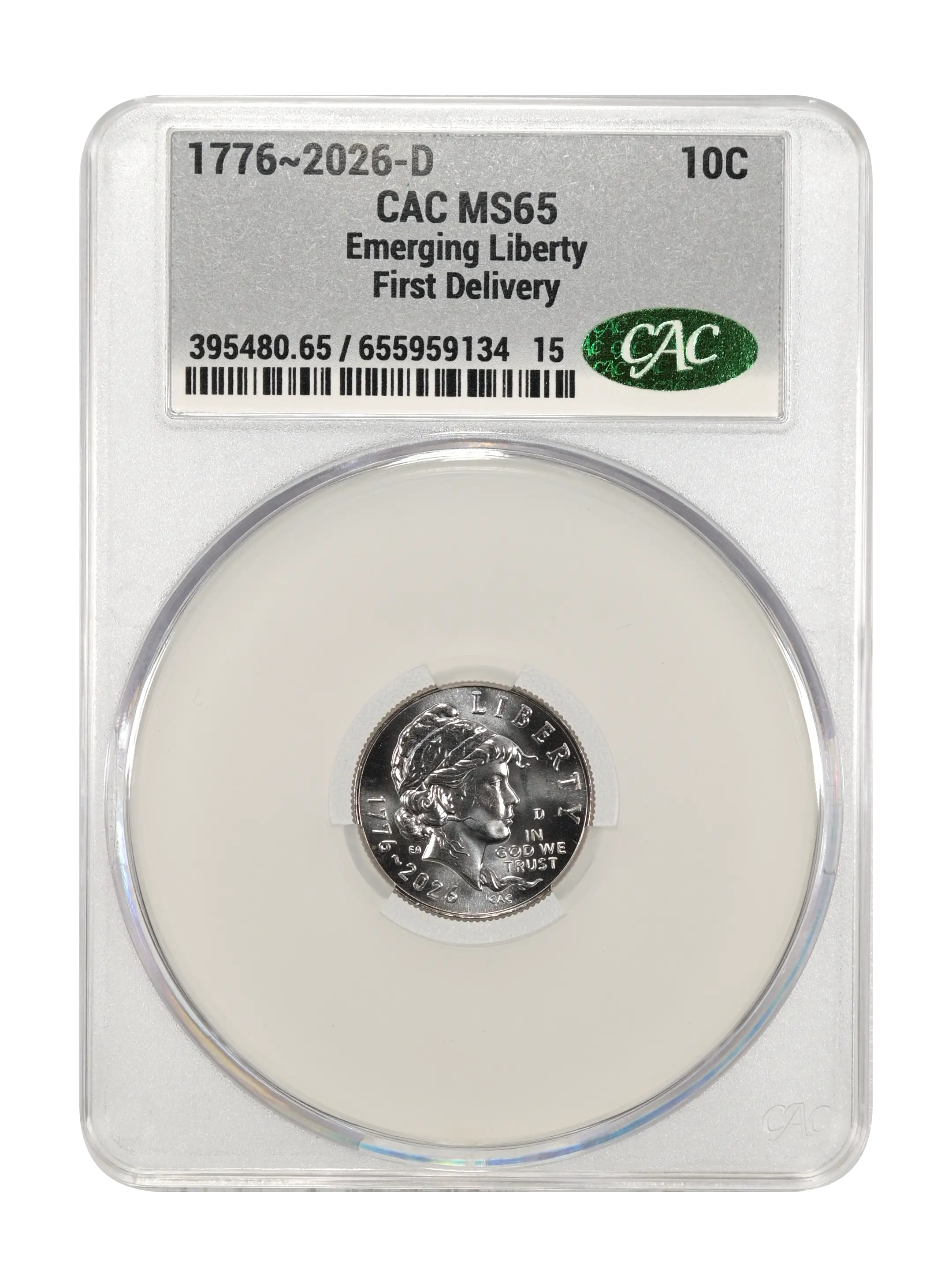 1776~2026-D 10c Emerging Liberty MS thumbnail 18