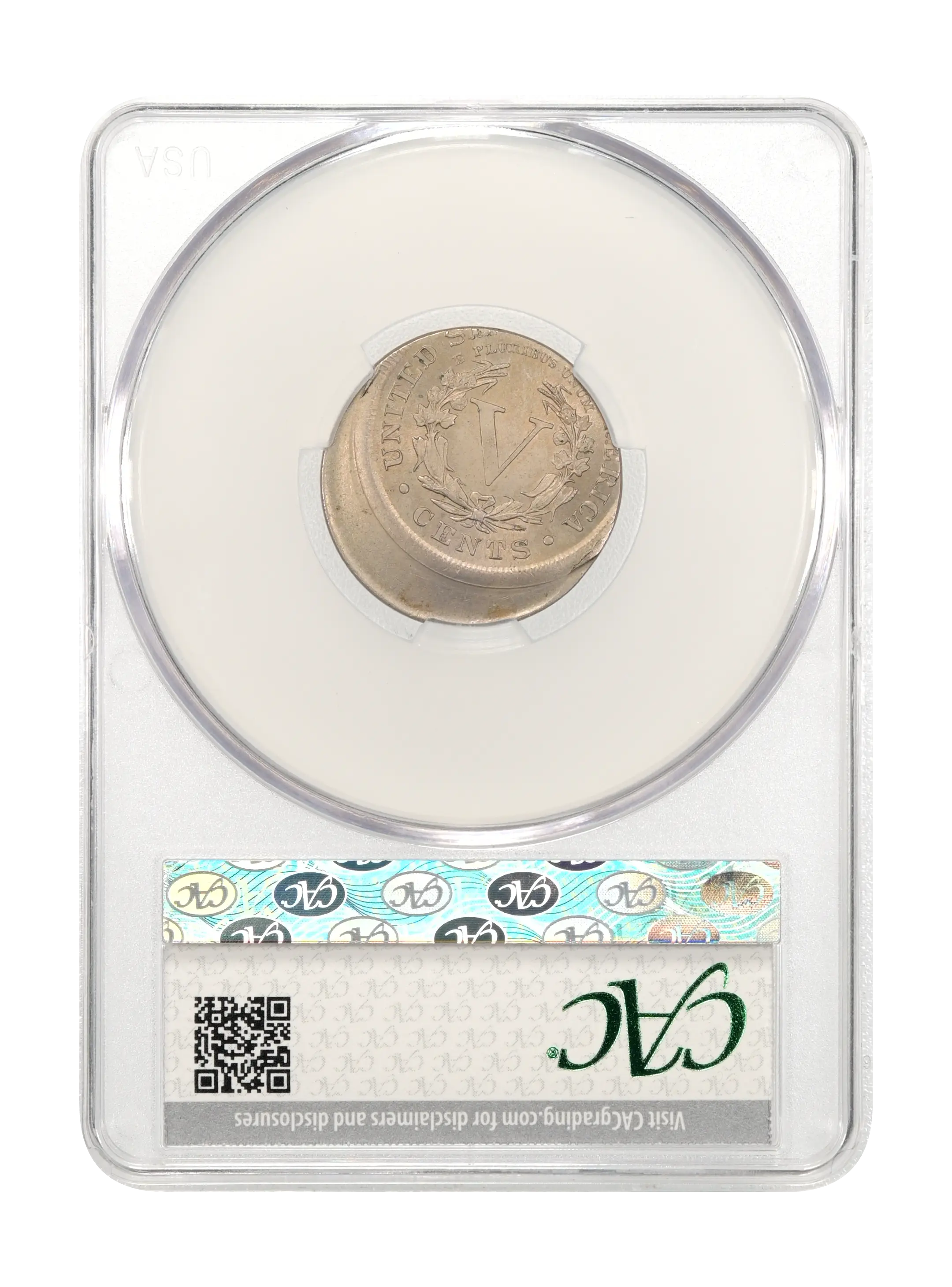 Liberty (V) Nickel 5c With Cents, 1883-1912 MS [Type] thumbnail 7