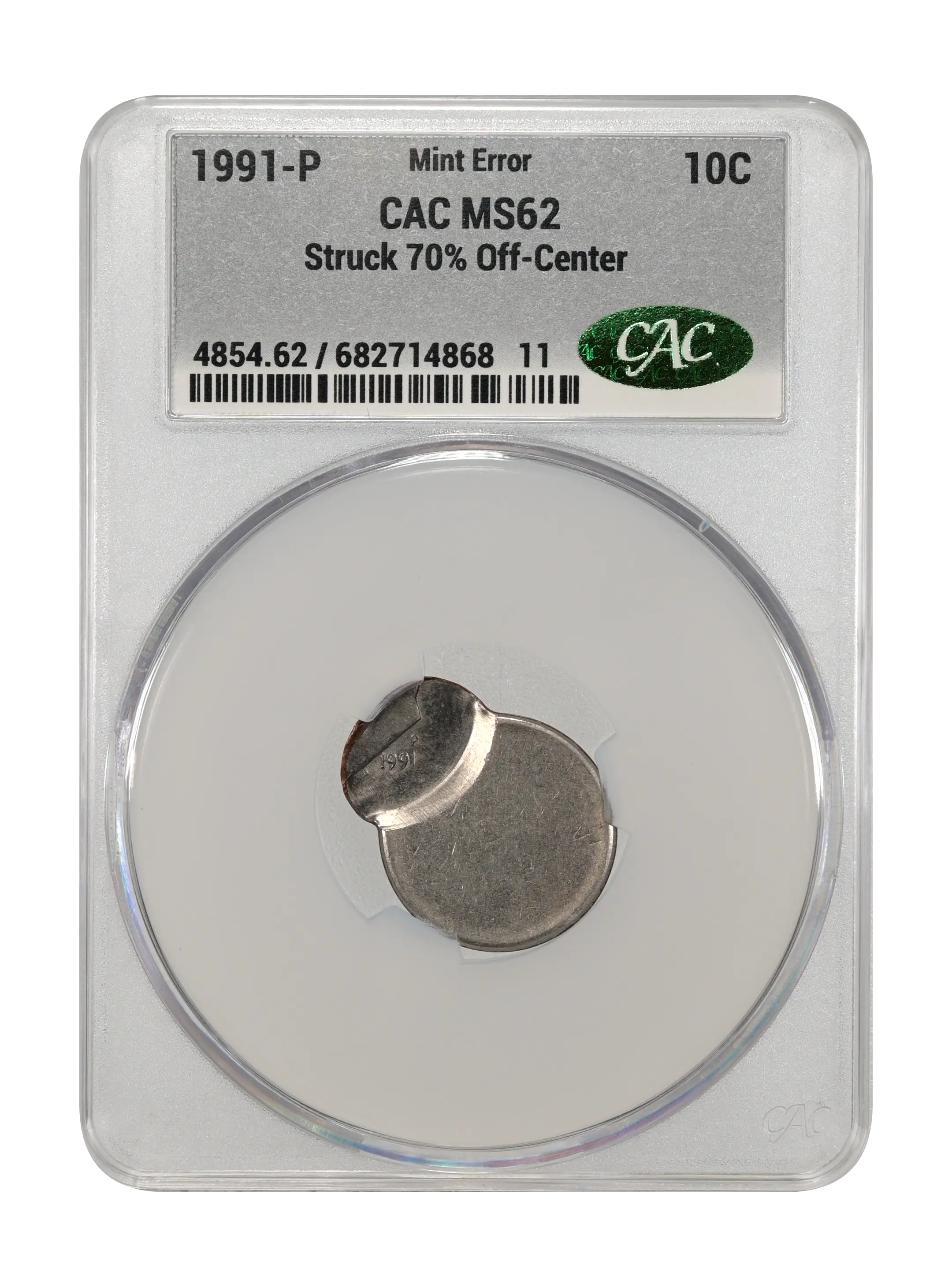 1991-P 10c MS thumbnail 8