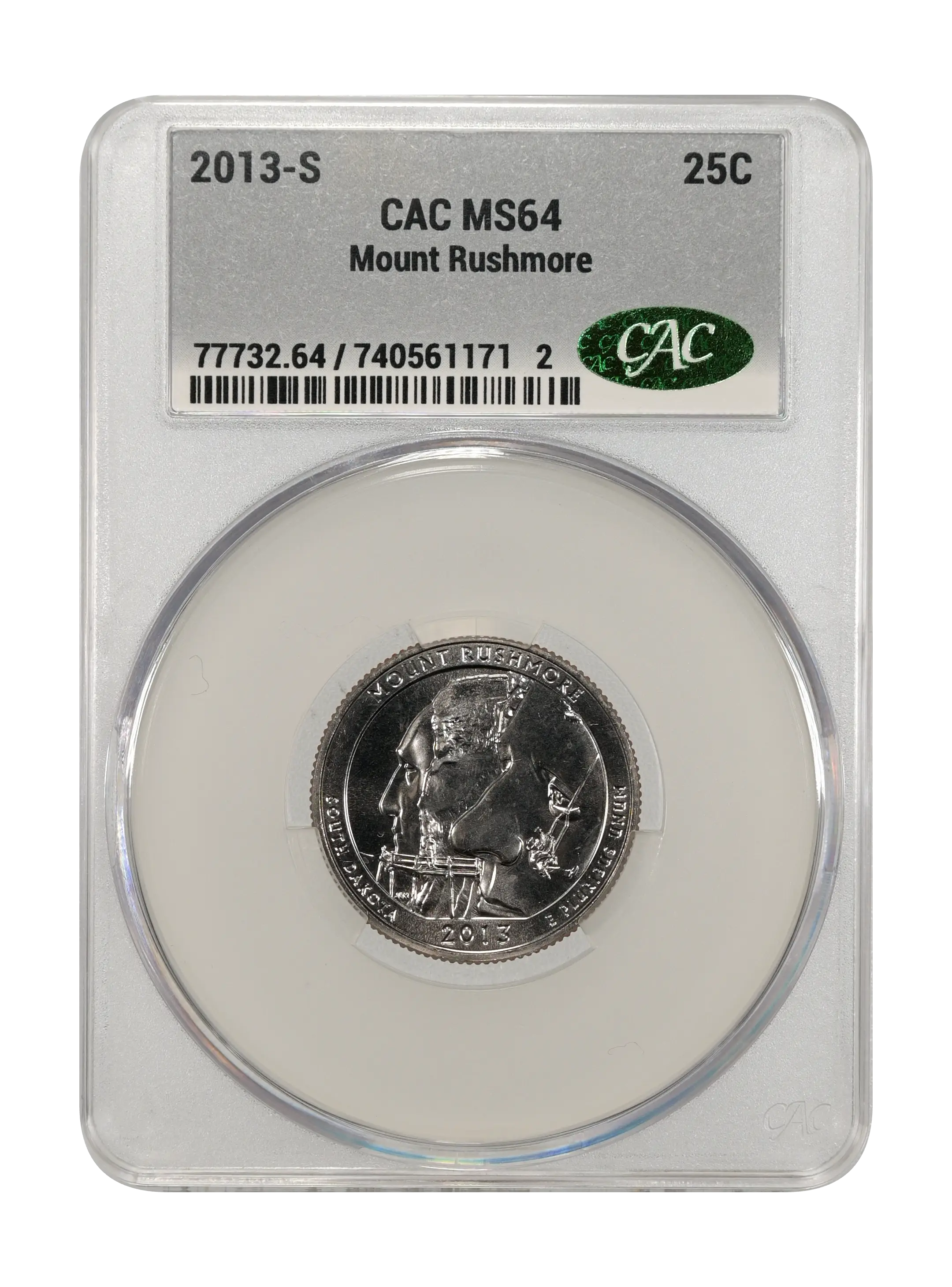 2013-S  25c Mount Rushmore  MS thumbnail 4
