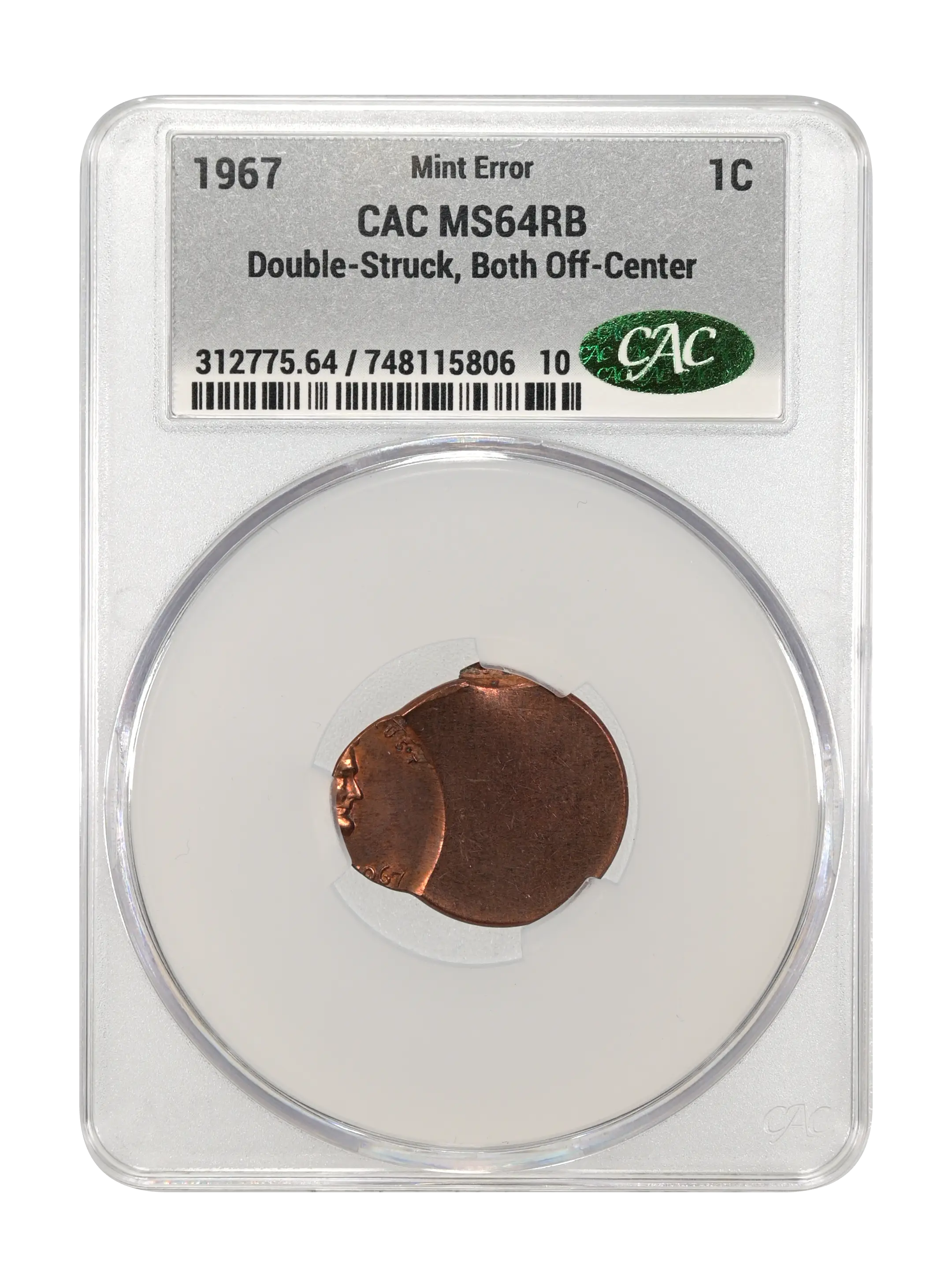 1967 1c MS RB thumbnail 2