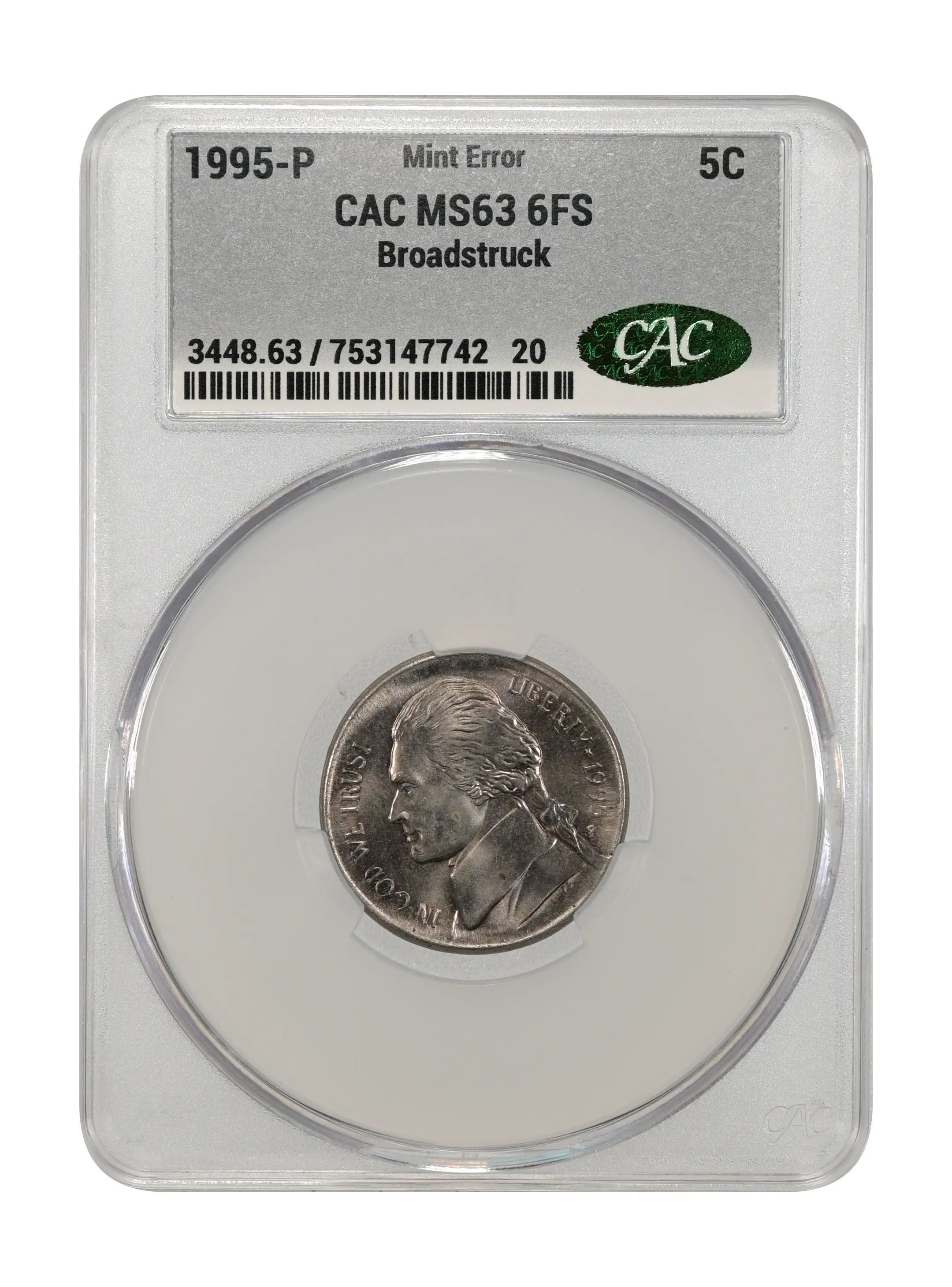 1995-P 5c MS FS thumbnail 6