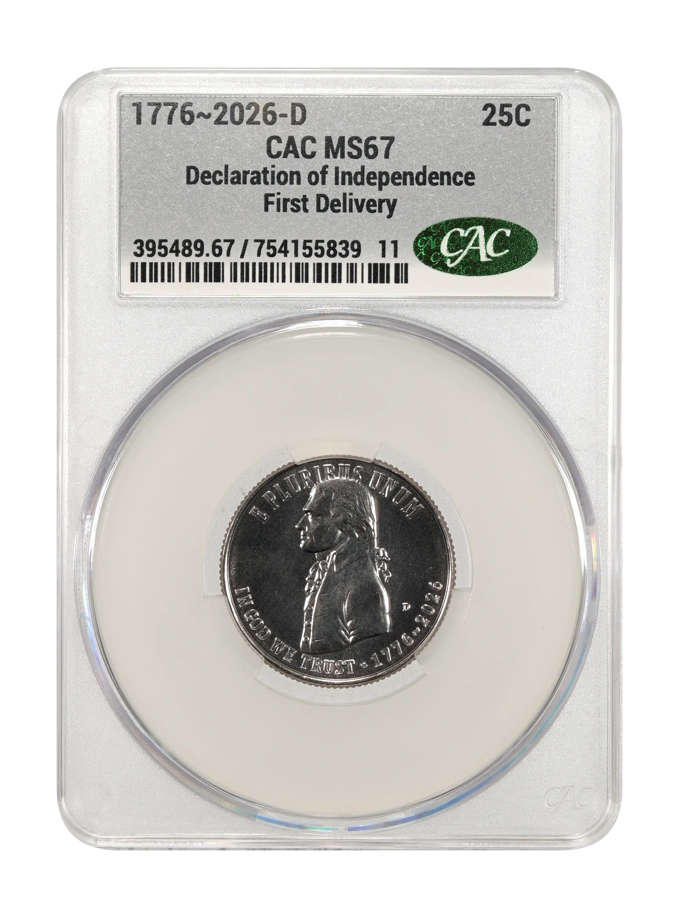 1776~2026-D 25c Declaration of Independence MS thumbnail 9