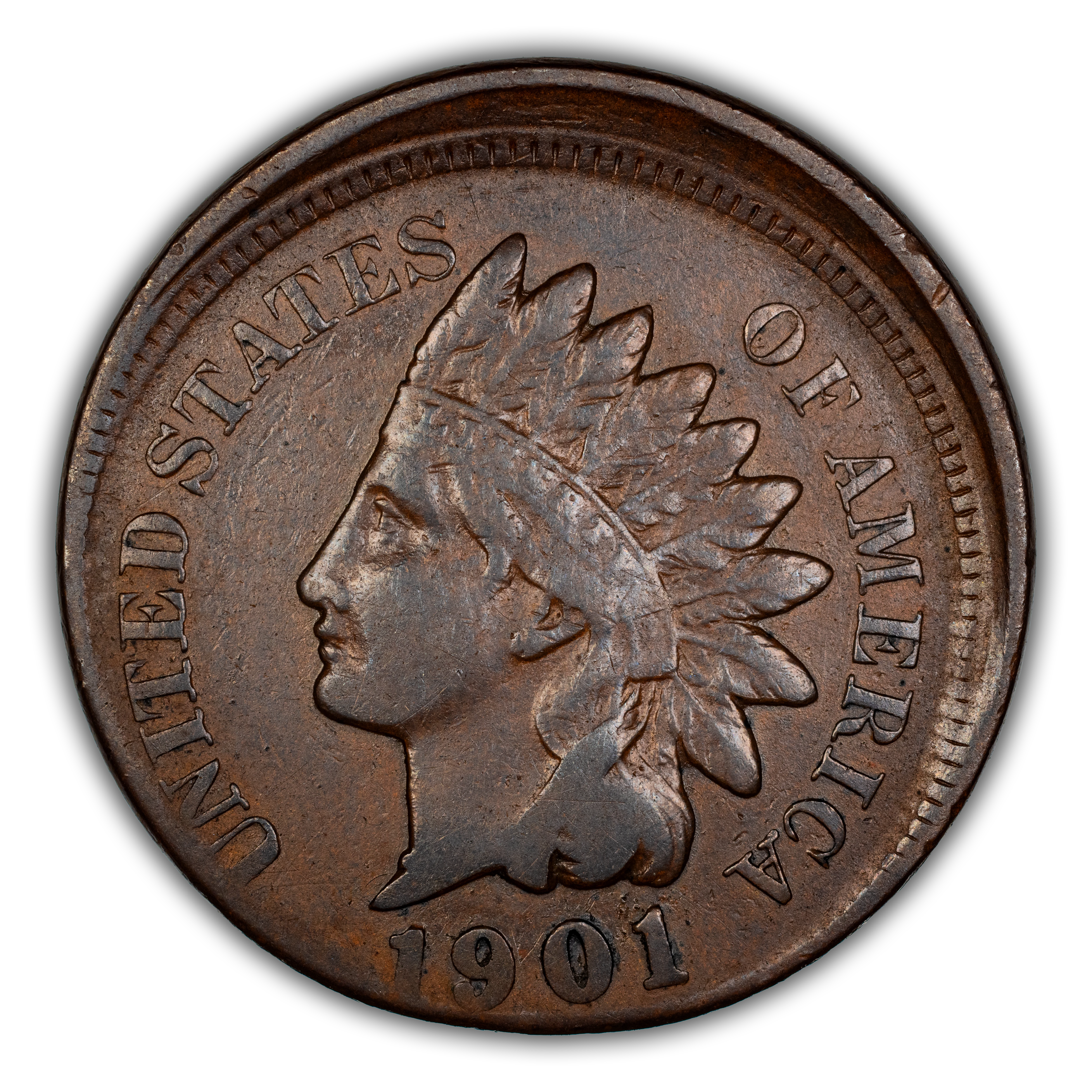 1901 1c Repunched Date, FS-301, S-19 MS BN thumbnail 4