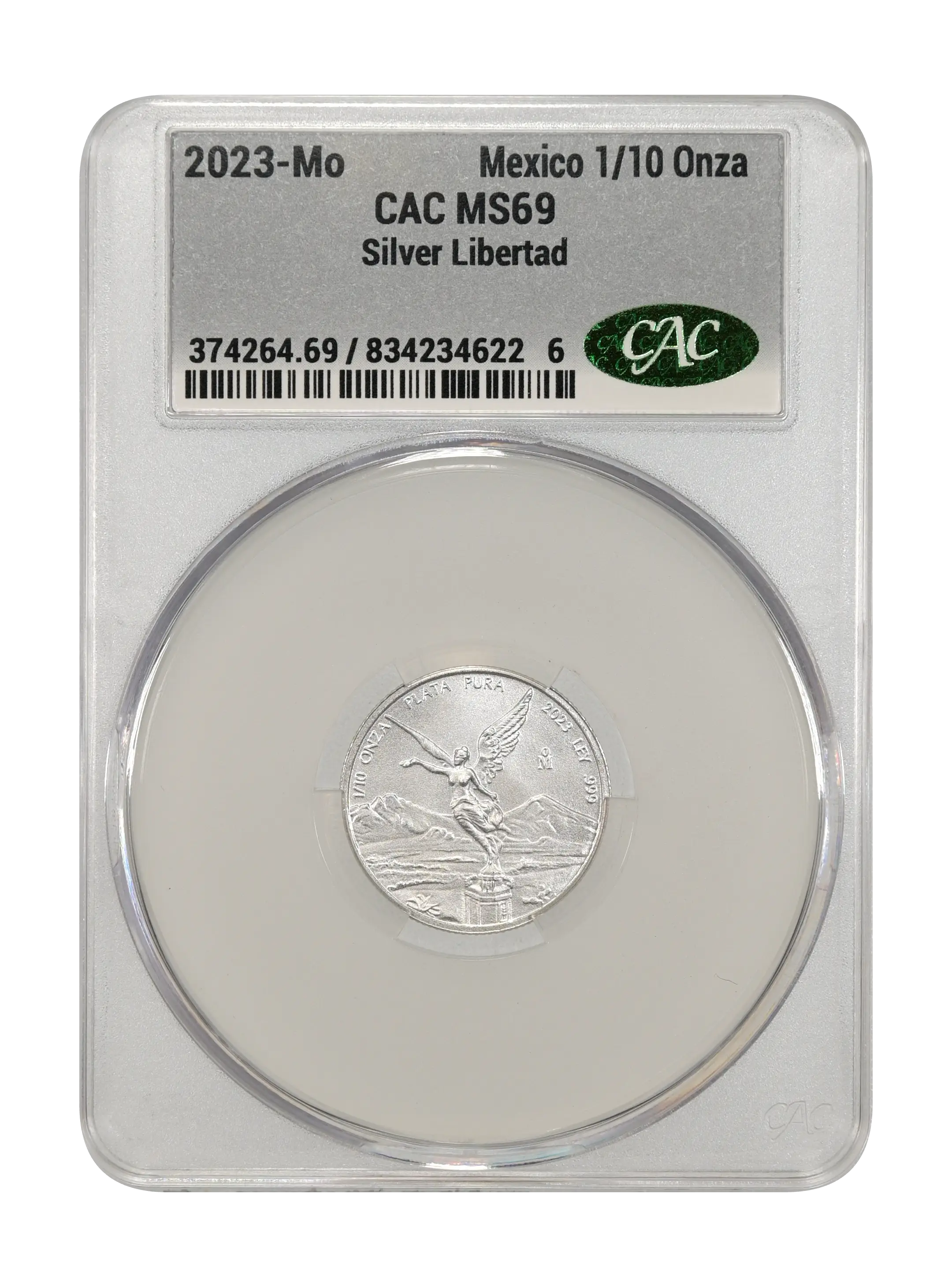 2023-Mo 1/10 Onza Libertad, Silver MS (KM-610) thumbnail 3