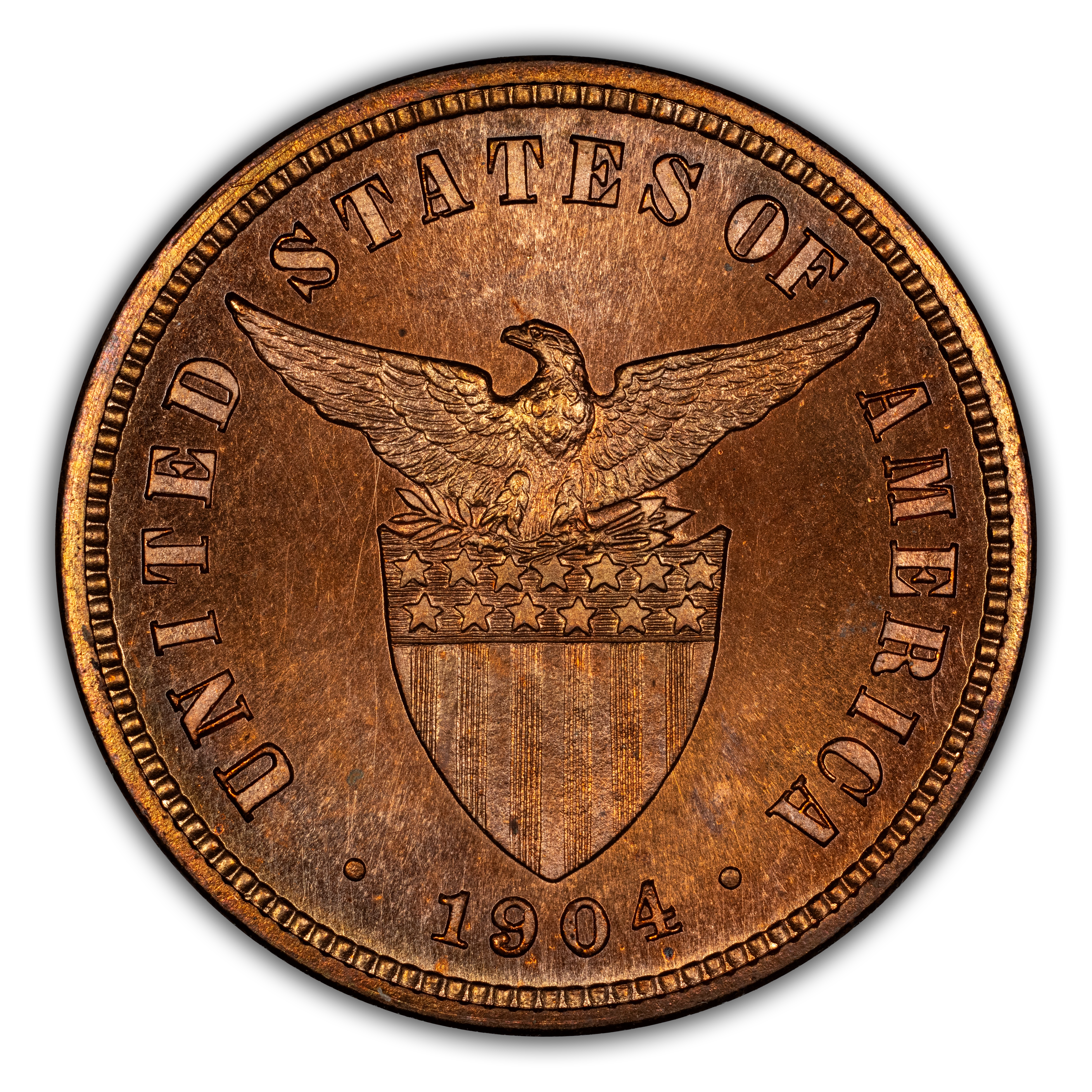 1904 1/2c U.S. Philippines PR RD thumbnail 5