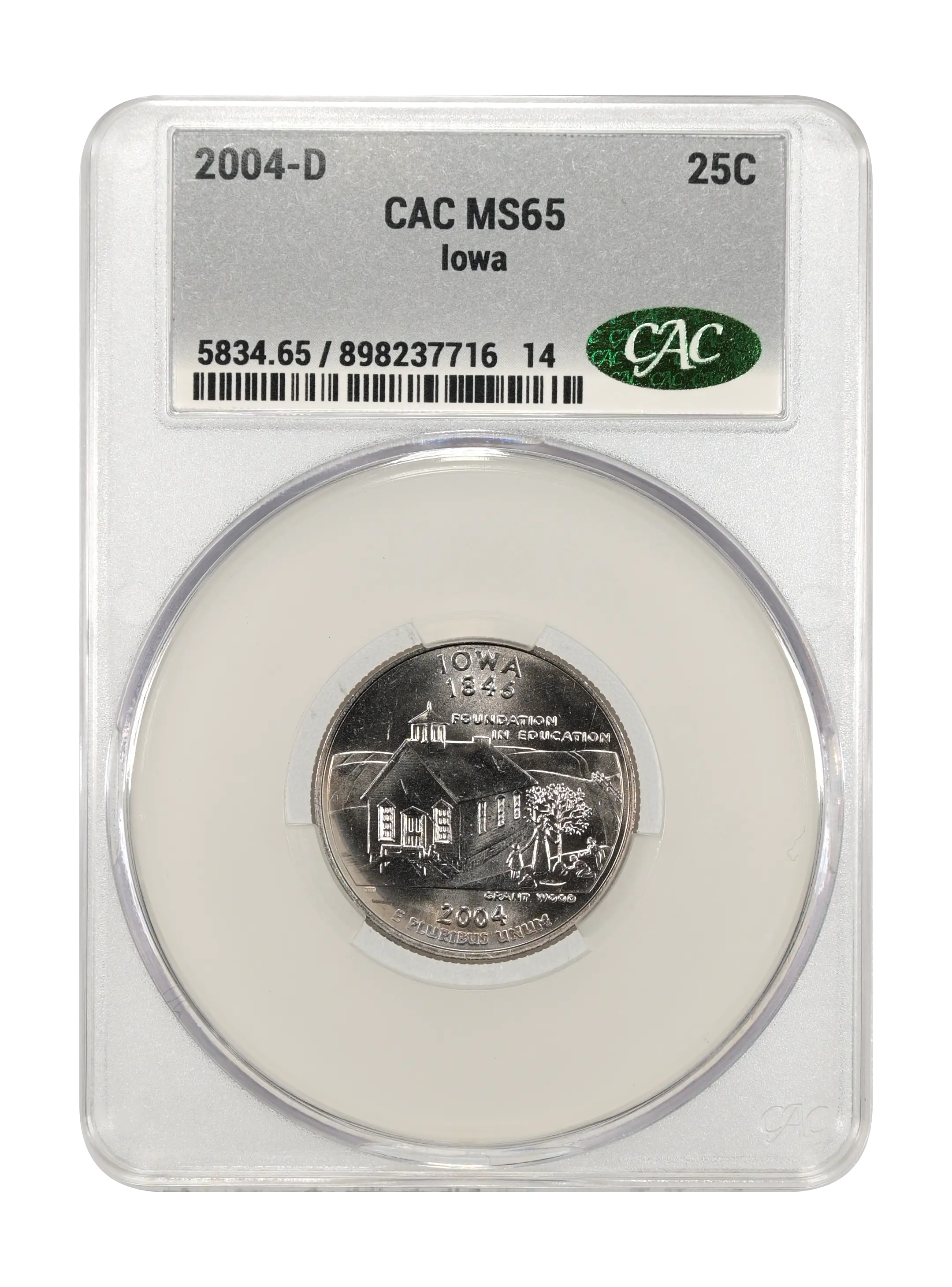 2004-D 25c Iowa MS thumbnail 20
