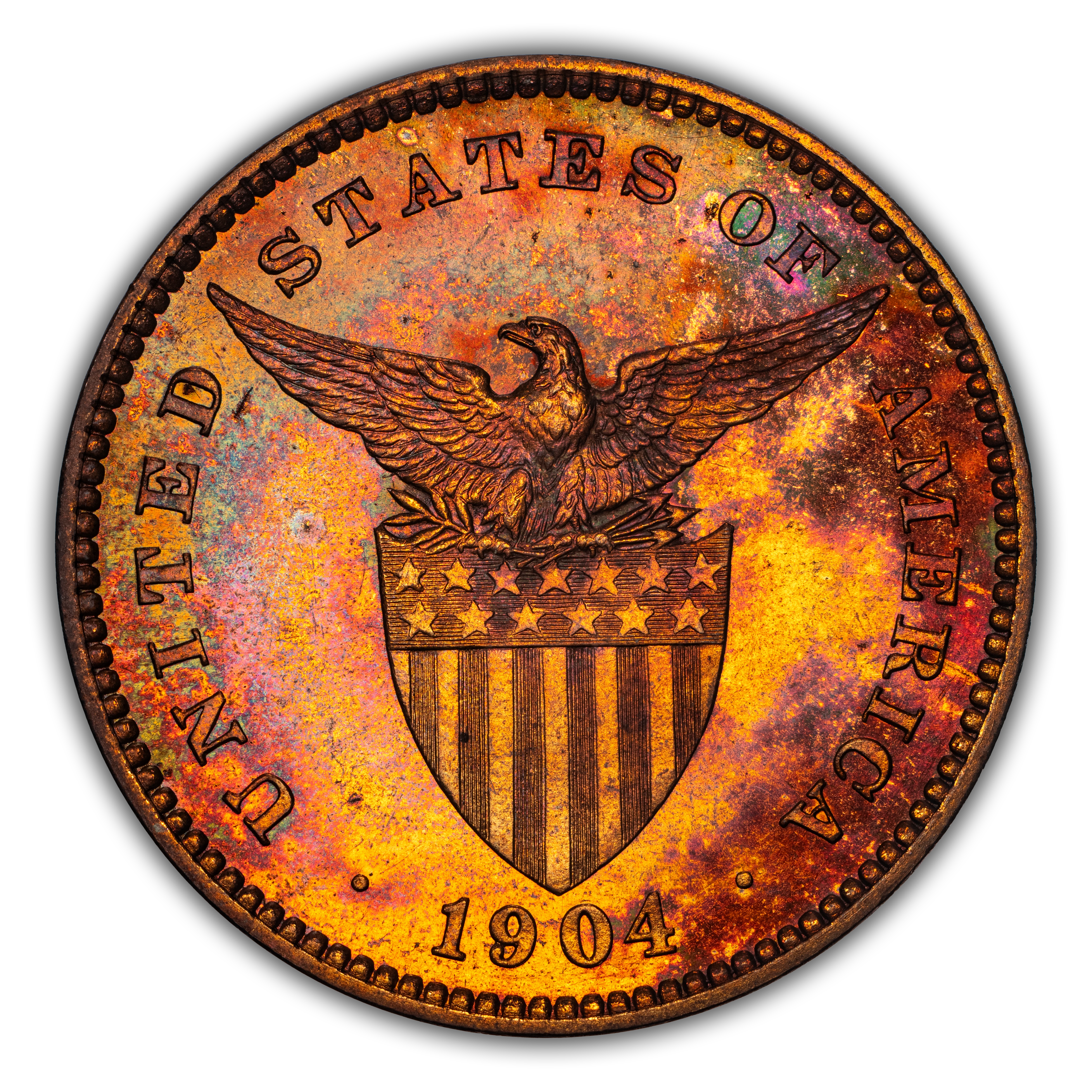 1904 1c U.S. Philippines PR RB thumbnail 5