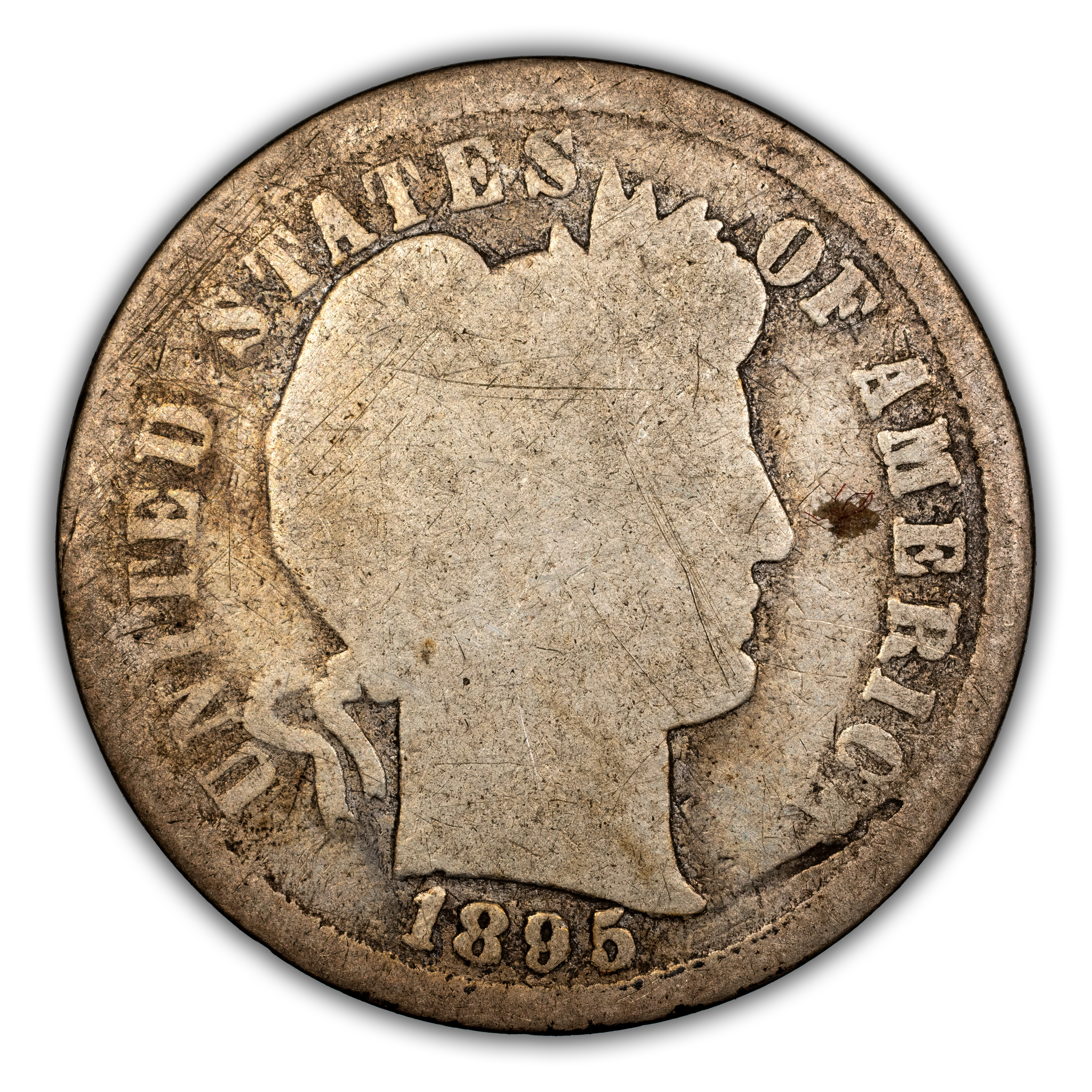 1895-S 10c Repunched Date, FS-301 MS thumbnail 2