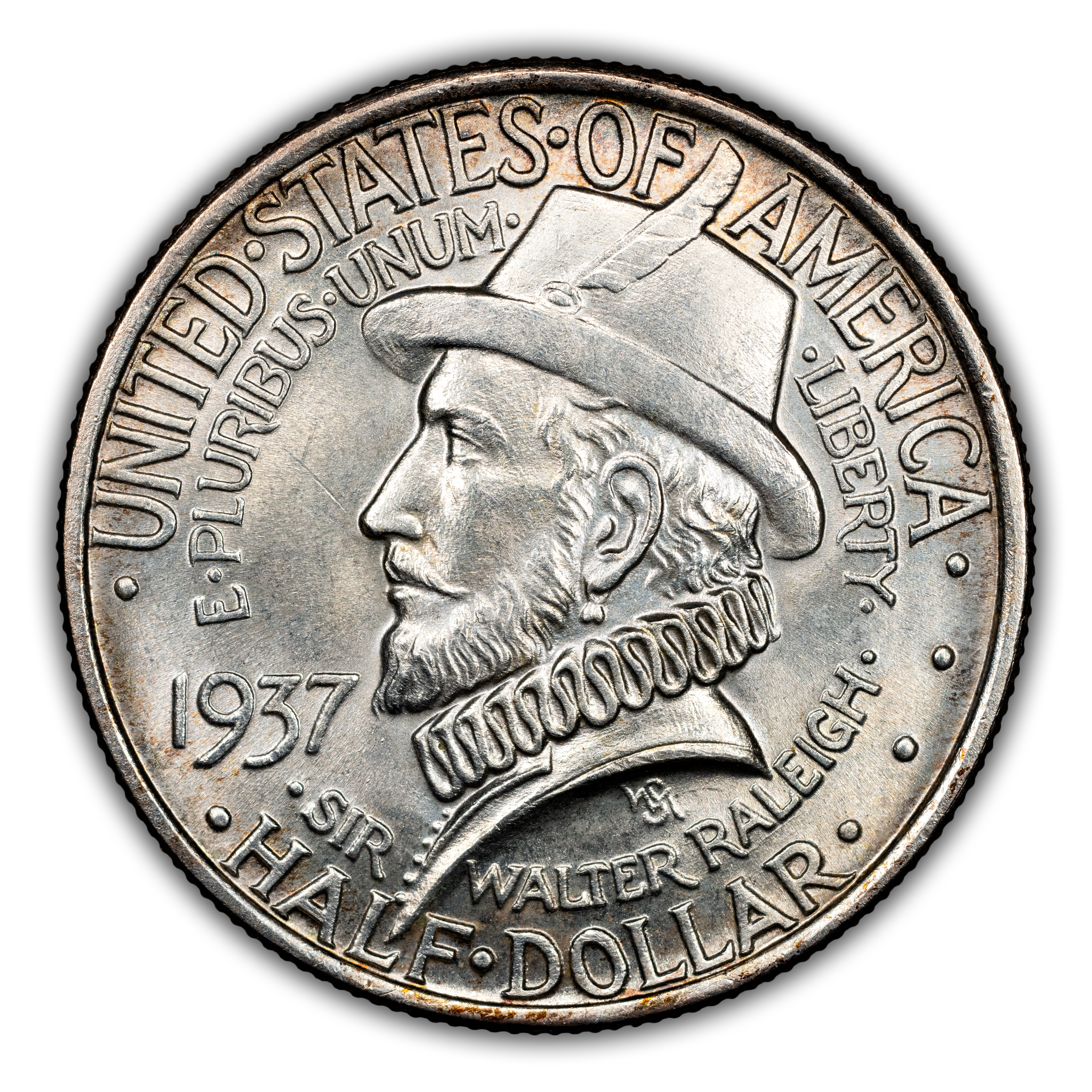 1937 50c Roanoke Island MS thumbnail 2