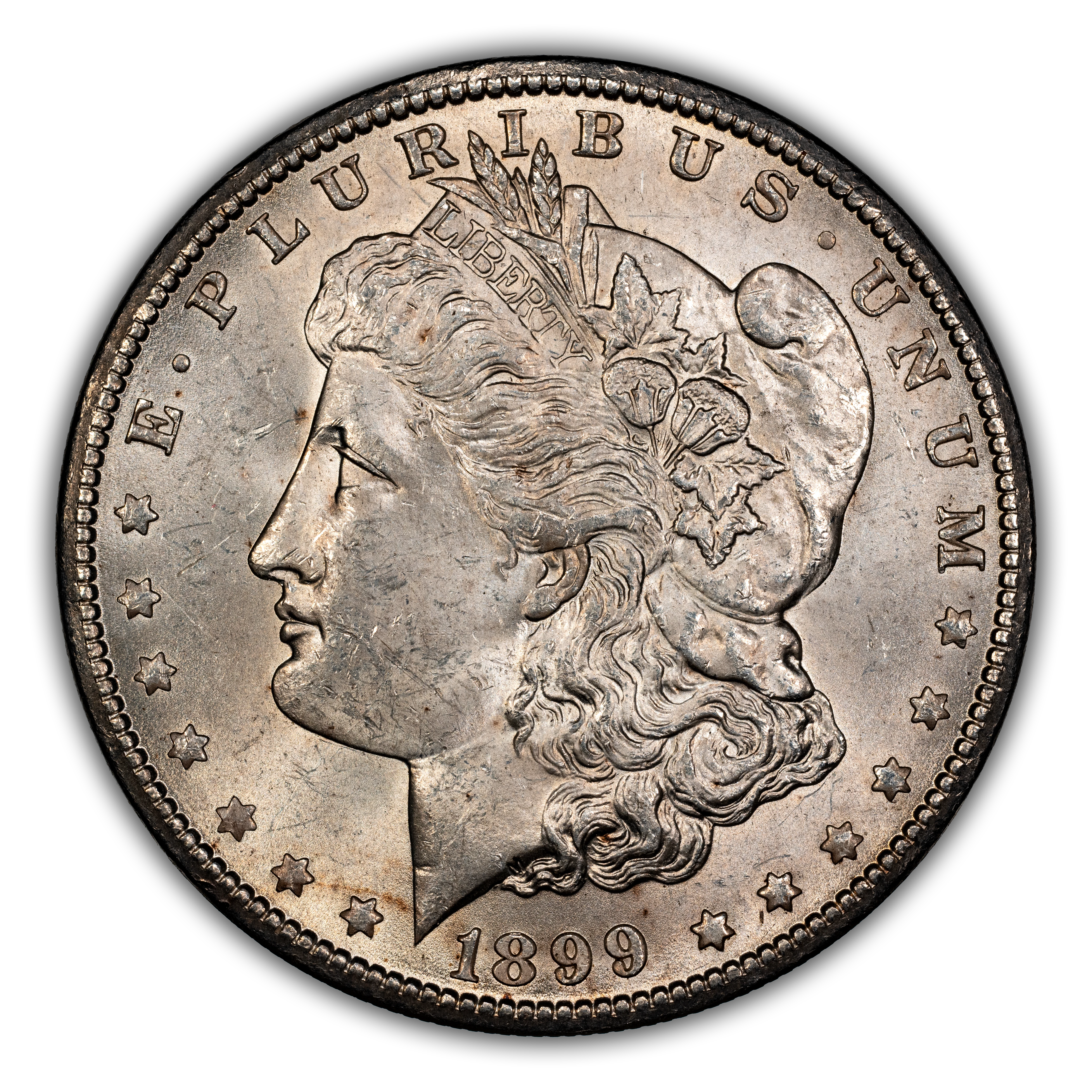 1899-O $1  Doubled 1, Die Breaks Reverse, VAM-11A MS thumbnail 7