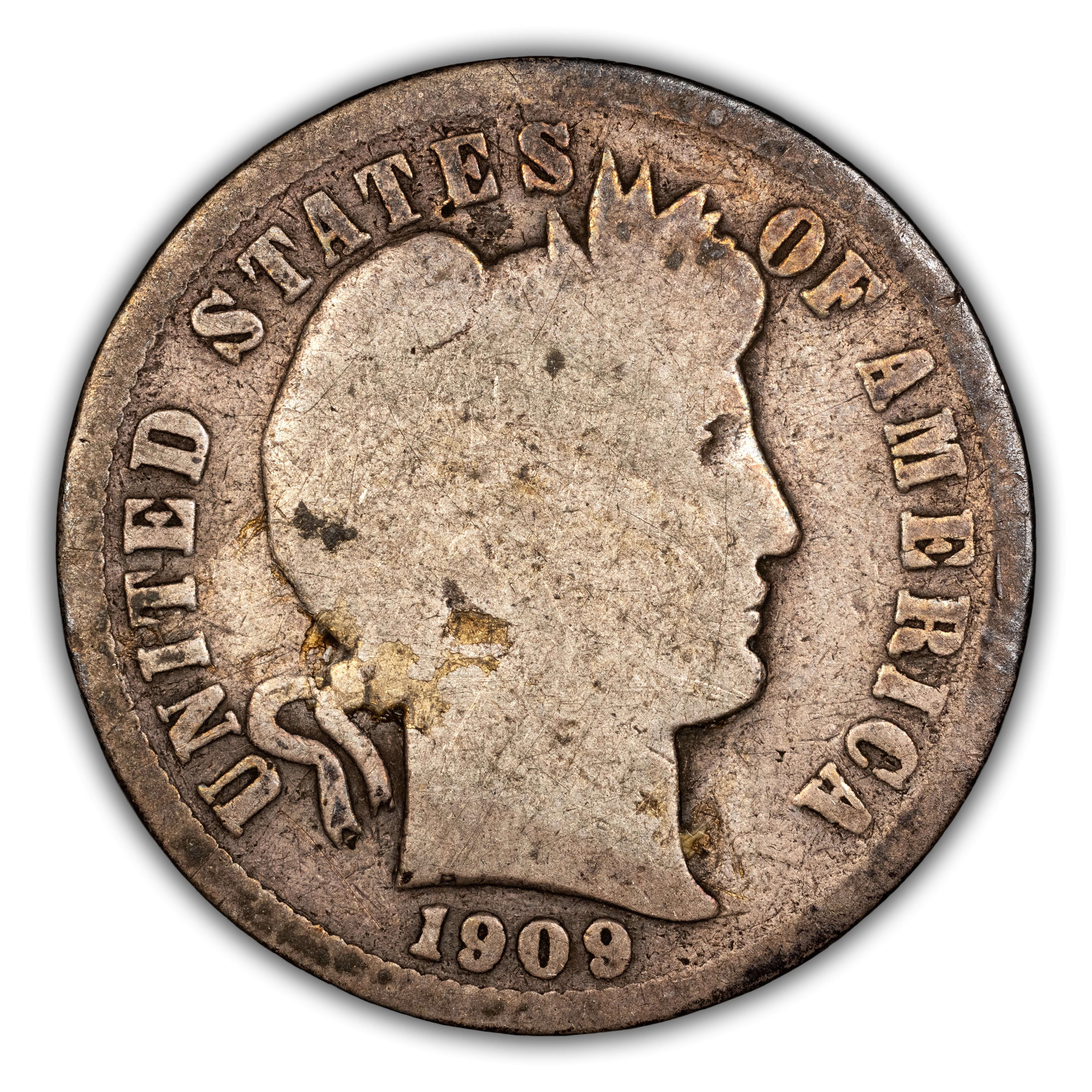 1909-D 10c MS thumbnail 3