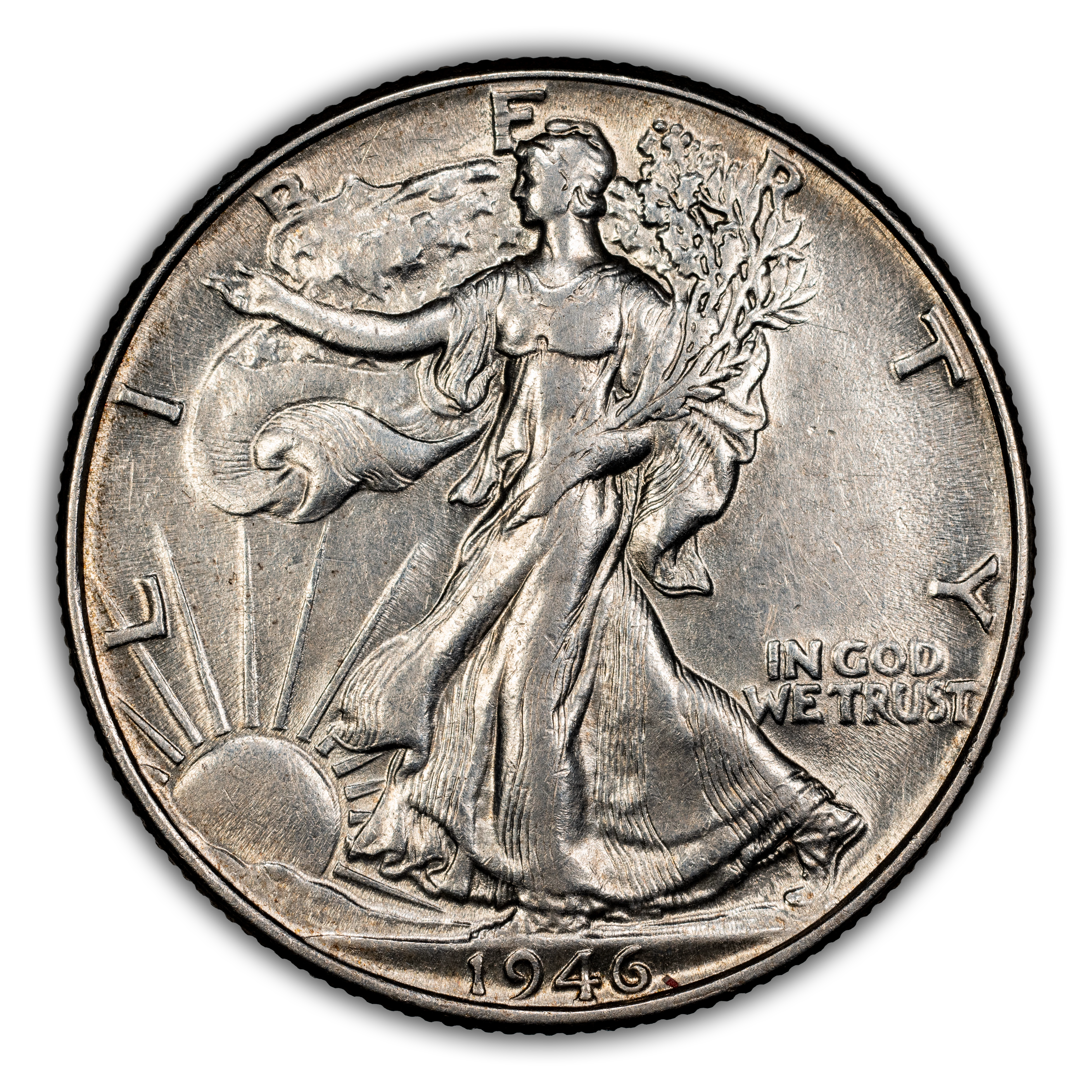 1946 50c Doubled Die Reverse, FS-801 MS thumbnail 4