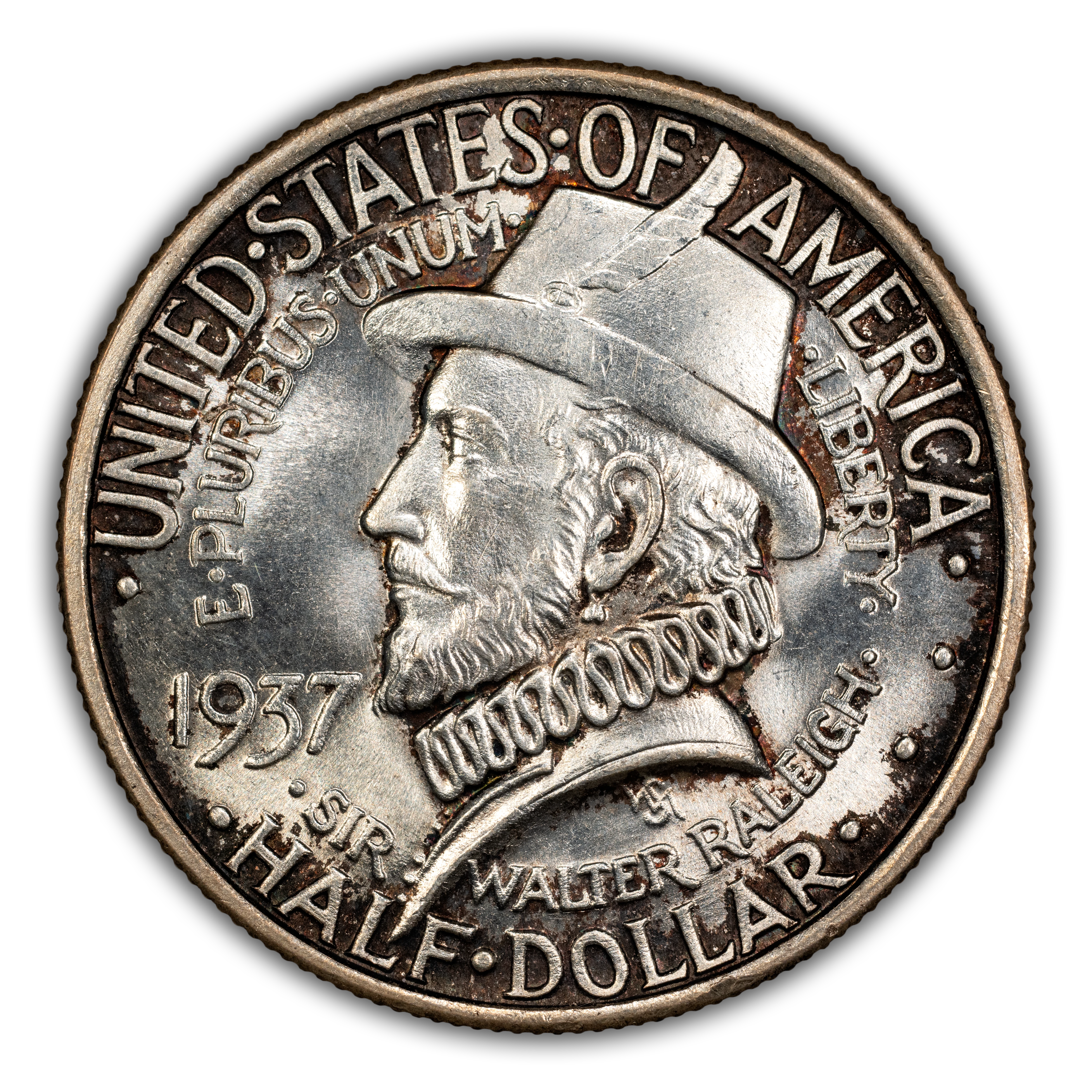1937 50c Roanoke Island MS thumbnail 3