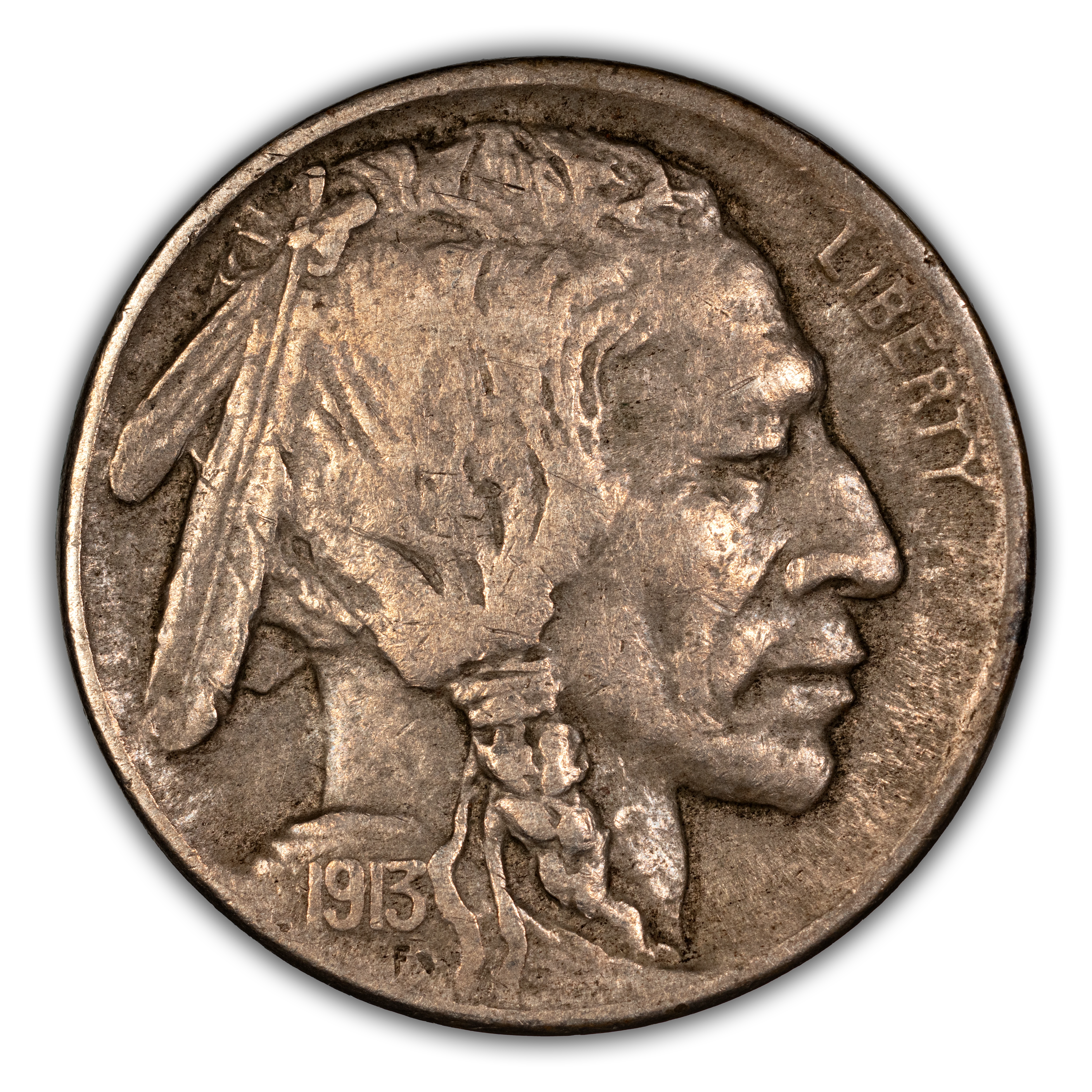 1913-D 5c Buffalo, Type 2 MS thumbnail 2