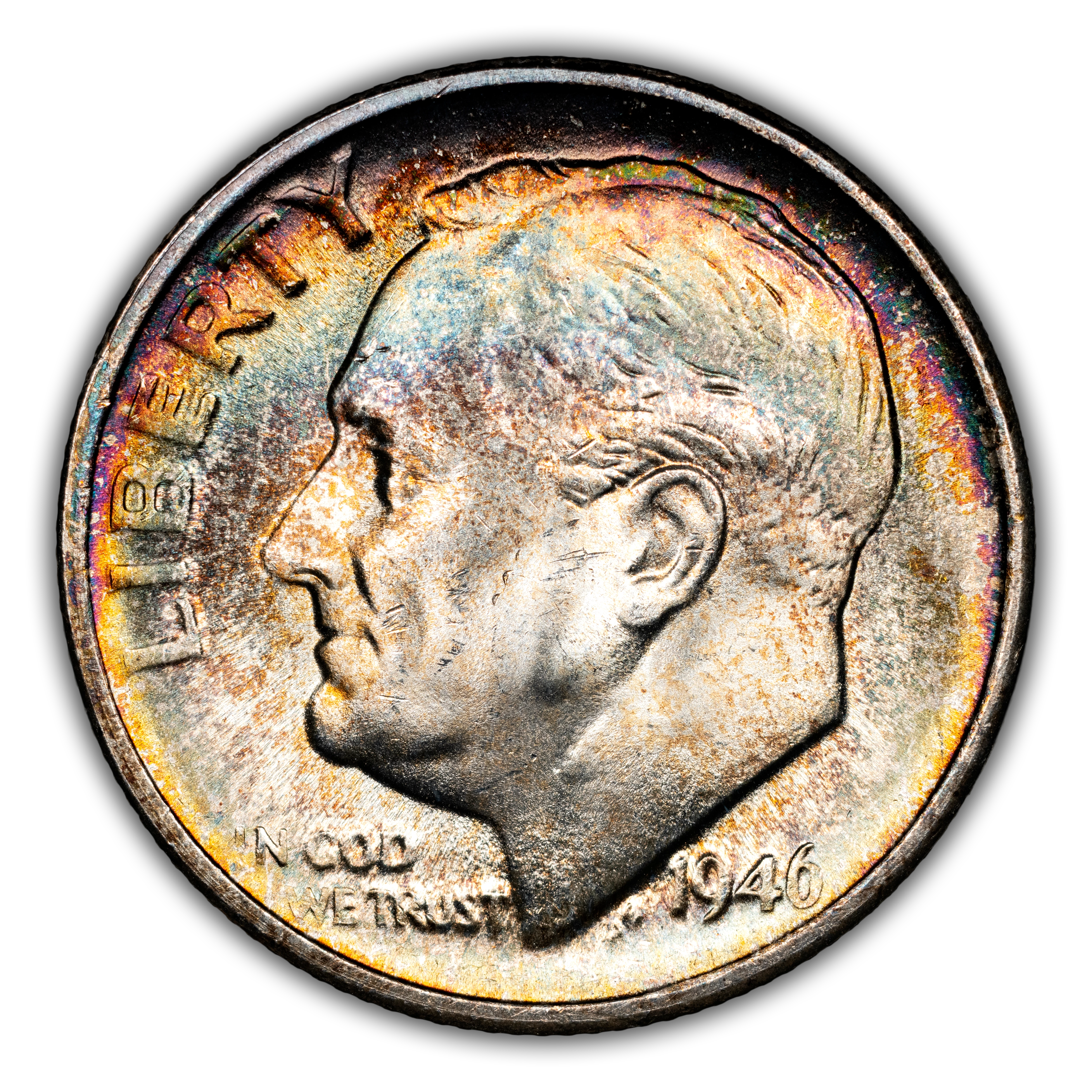 1946-S/S 10c Repunched Mintmark, FS-503 MS thumbnail 4