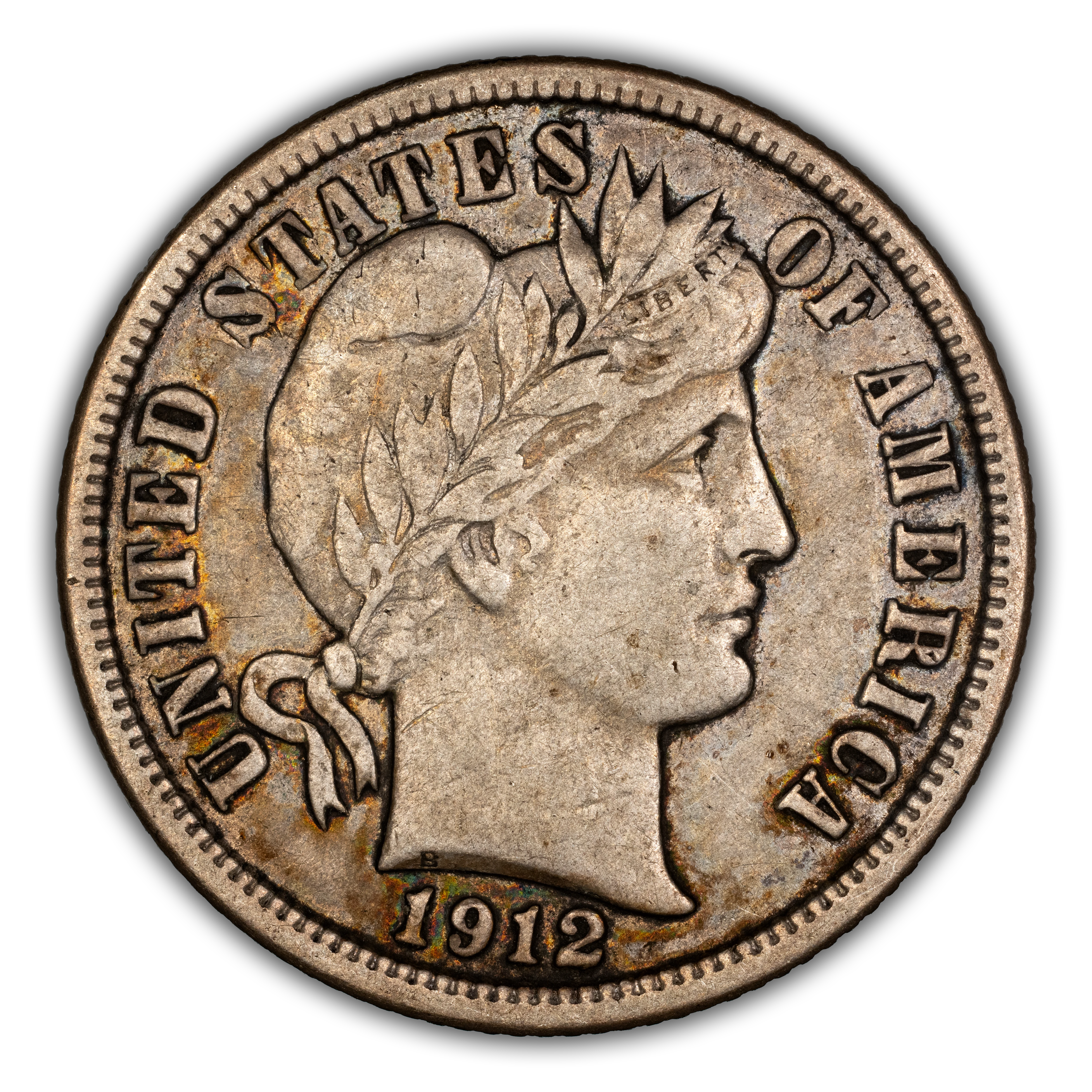 1912-S 10c Die Chips, FS-401 MS thumbnail 2