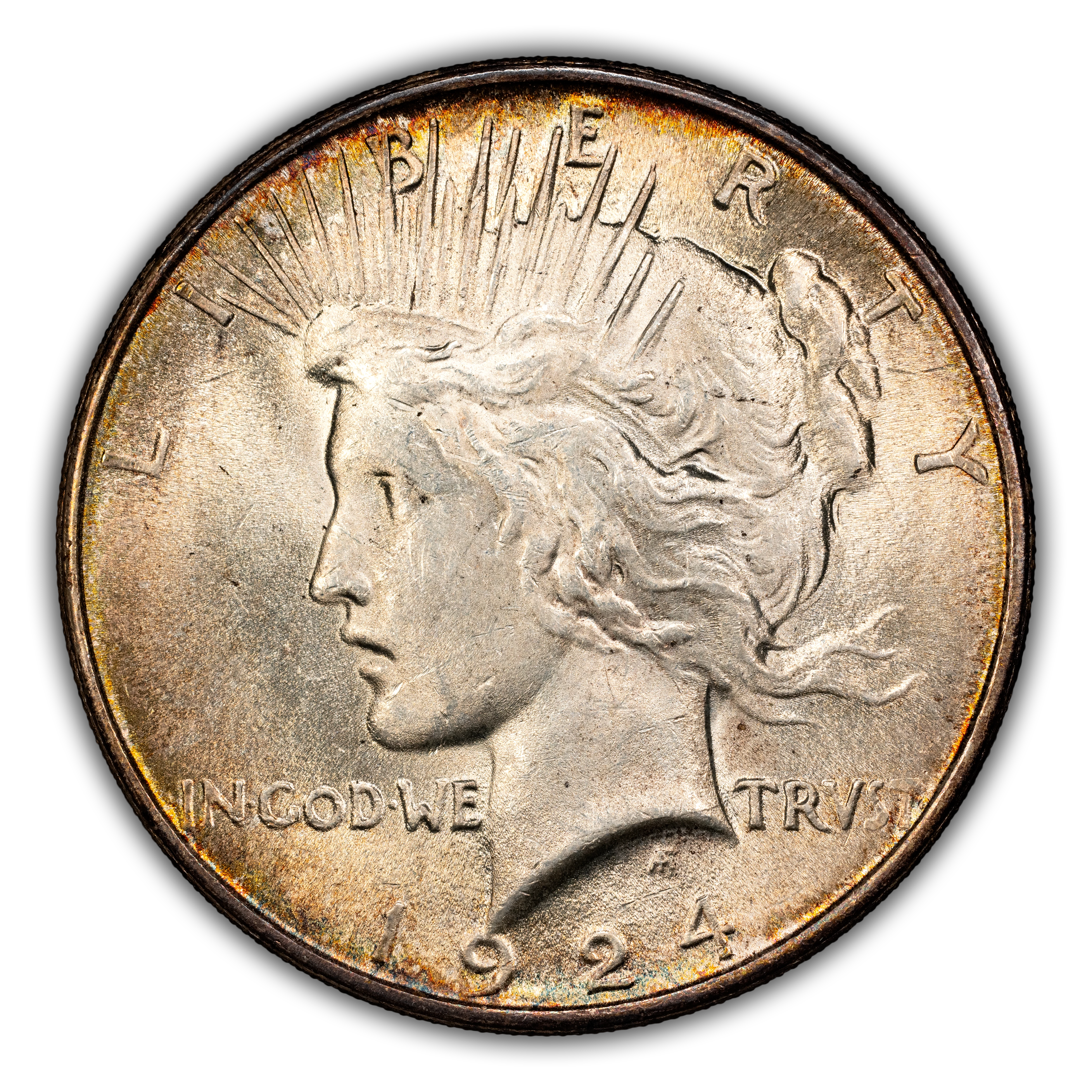1924 $1  Clashed E, VAM-1D1 MS thumbnail 5