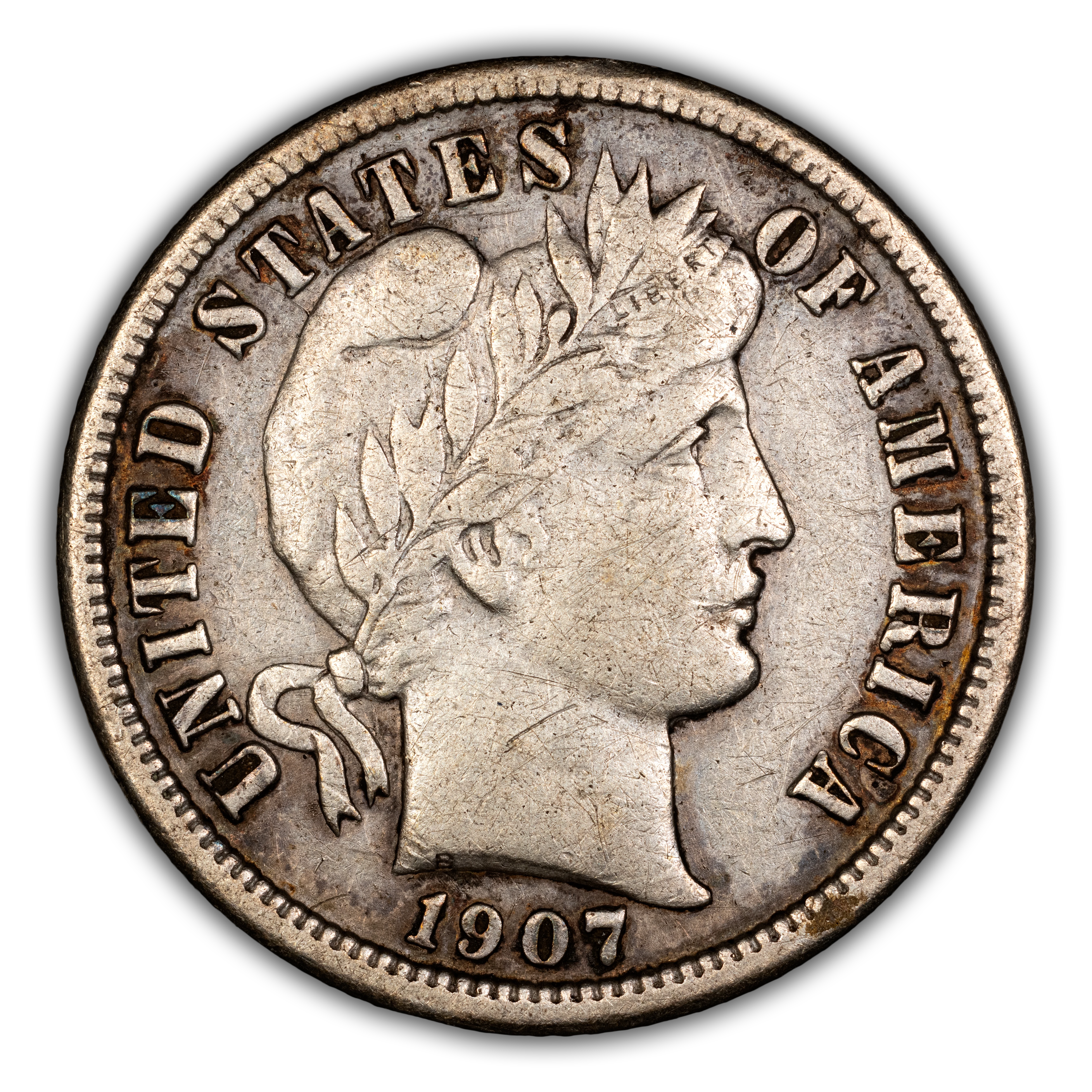 1907-O 10c MS thumbnail 3