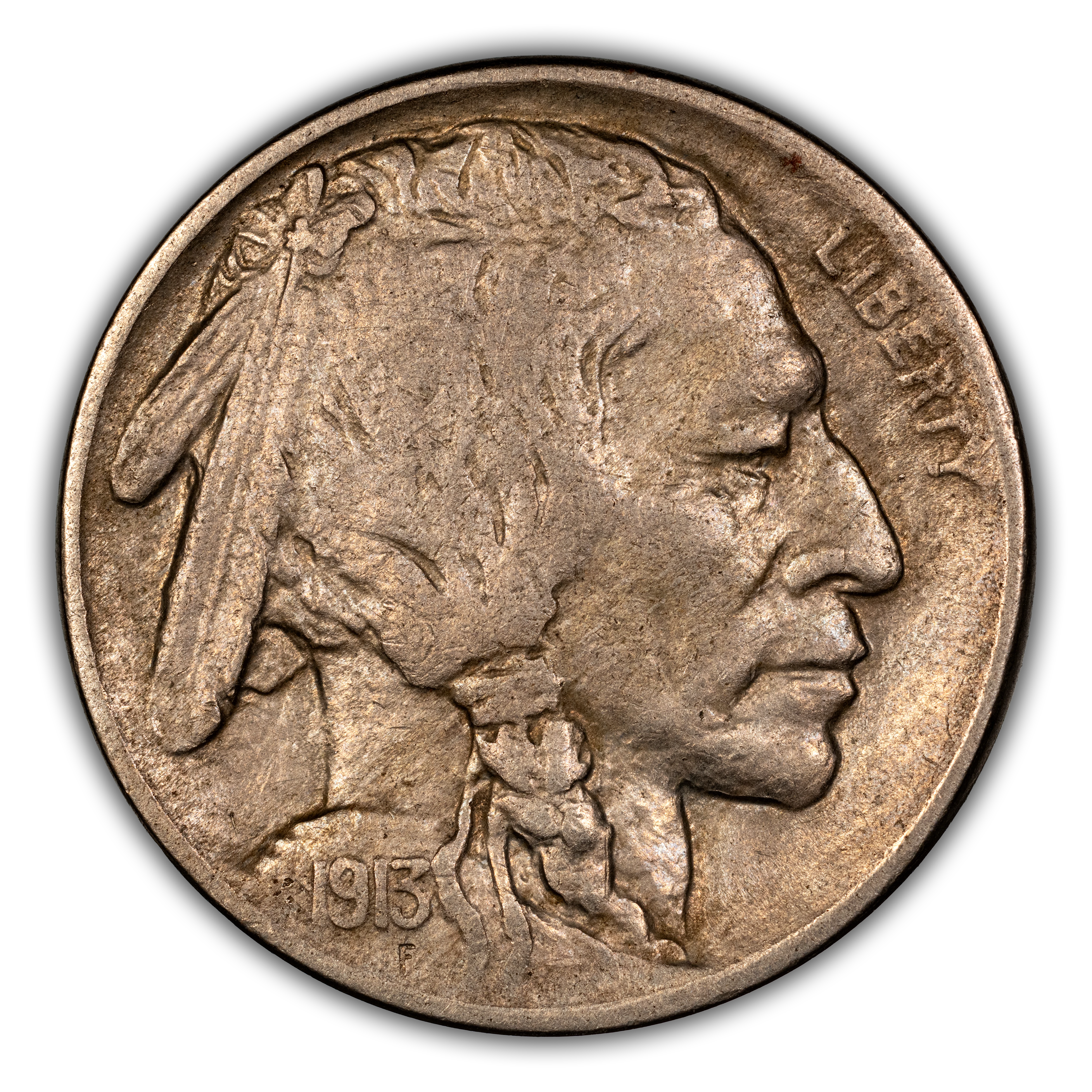 1913 5c Buffalo, Type 2 MS thumbnail 4