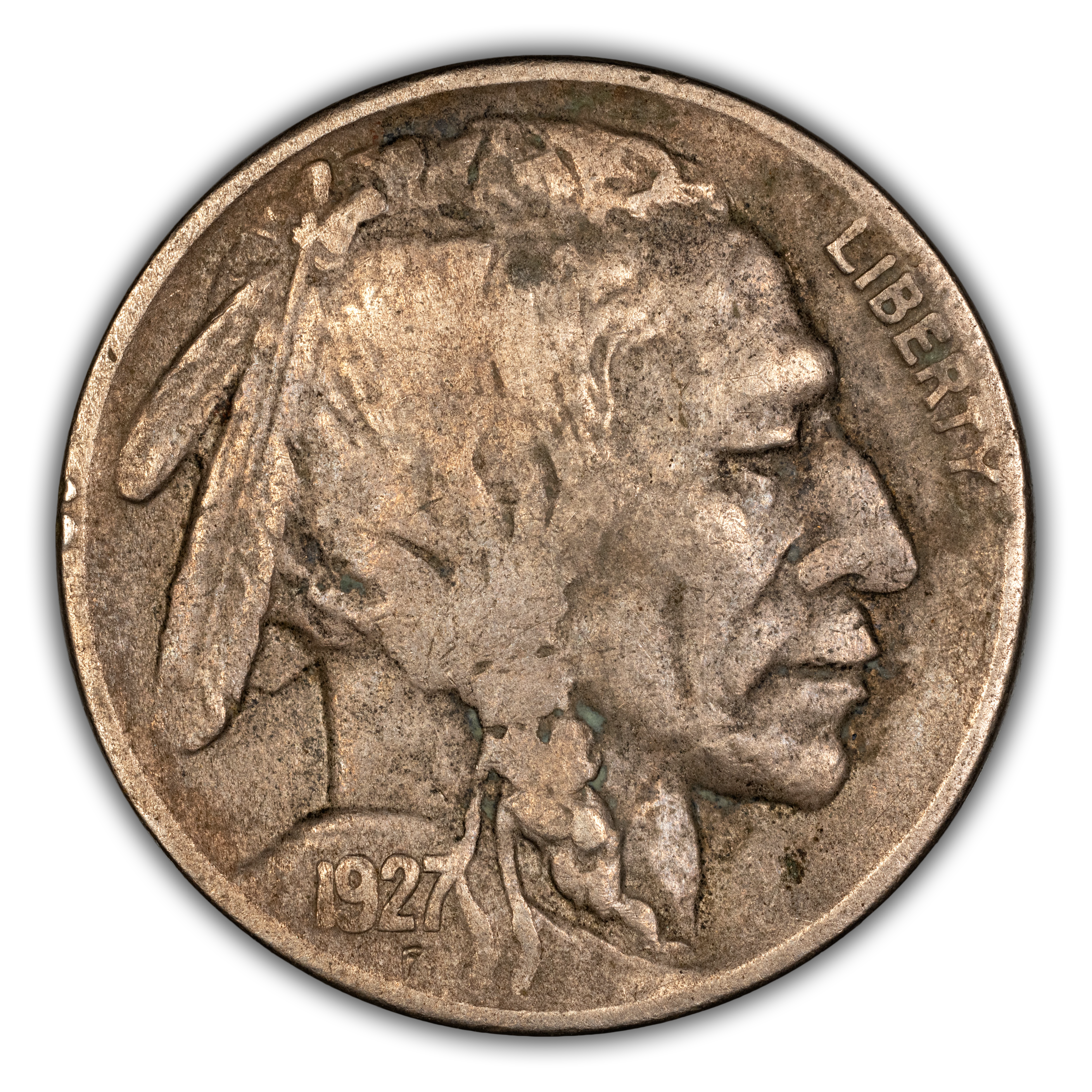 1927-D 5c 2 Feathers, FS-401 MS thumbnail 2
