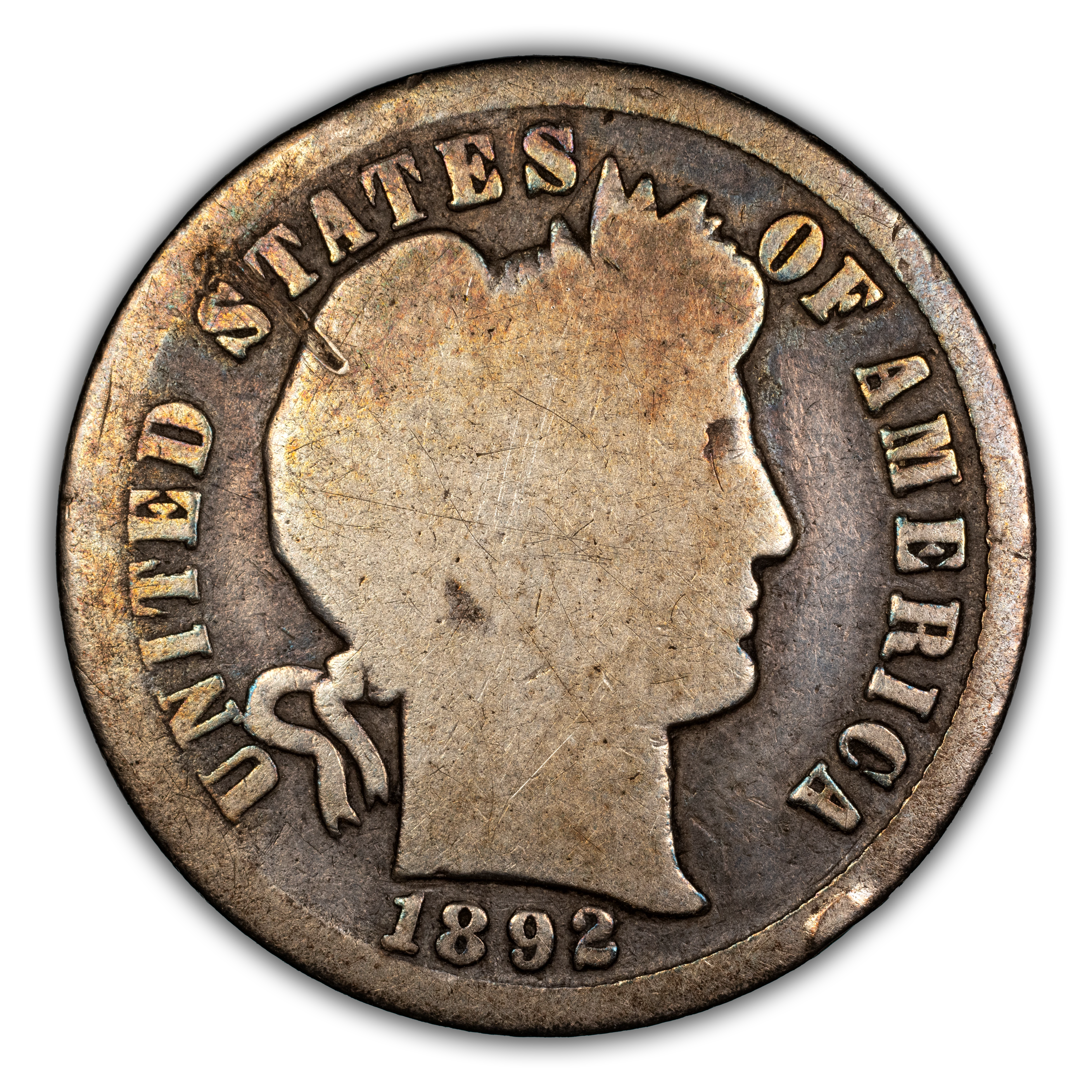 1892-S 10c MS thumbnail 3