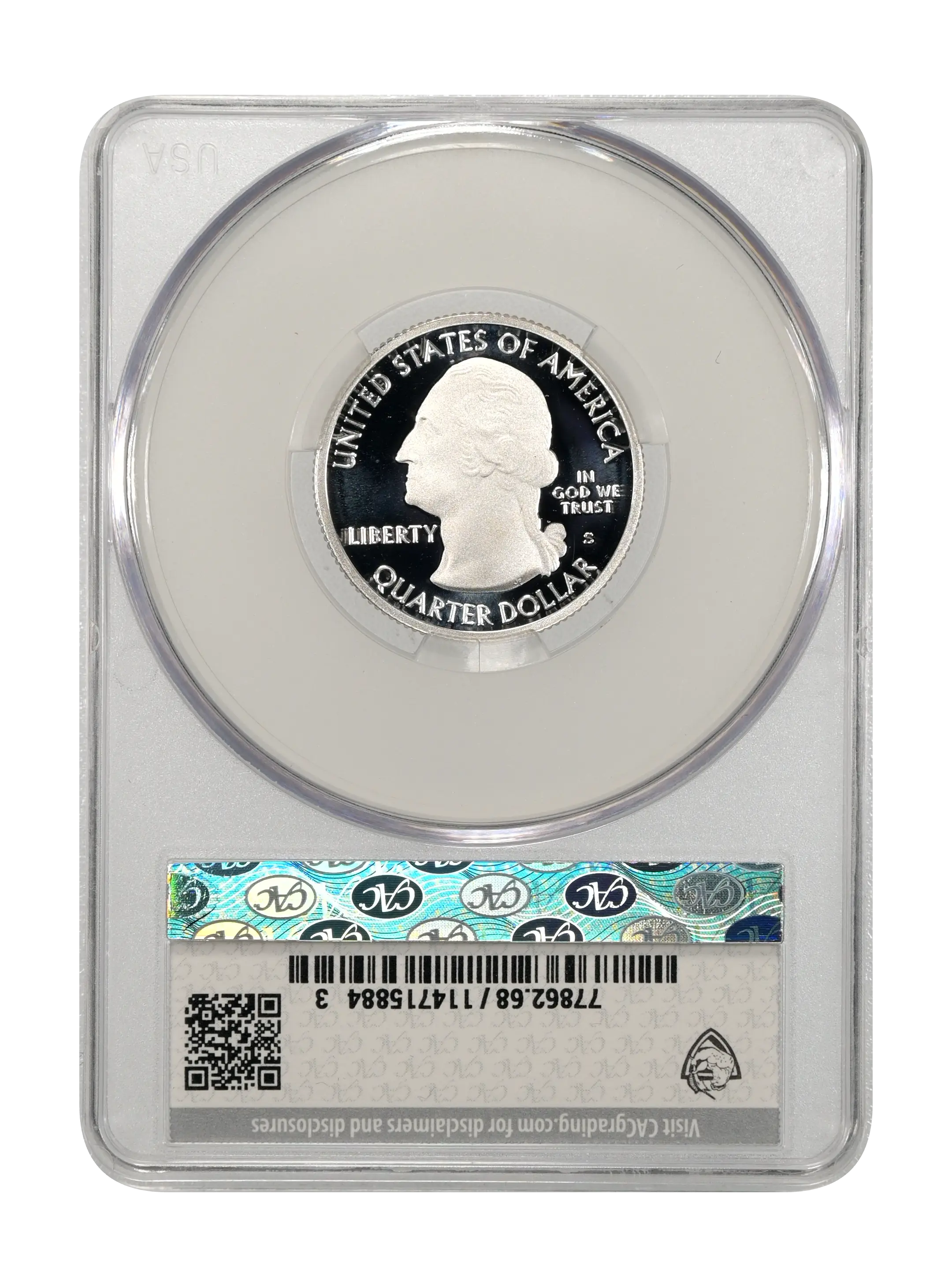 2018-S 25c Voyageurs, Silver PR DCAM thumbnail 14