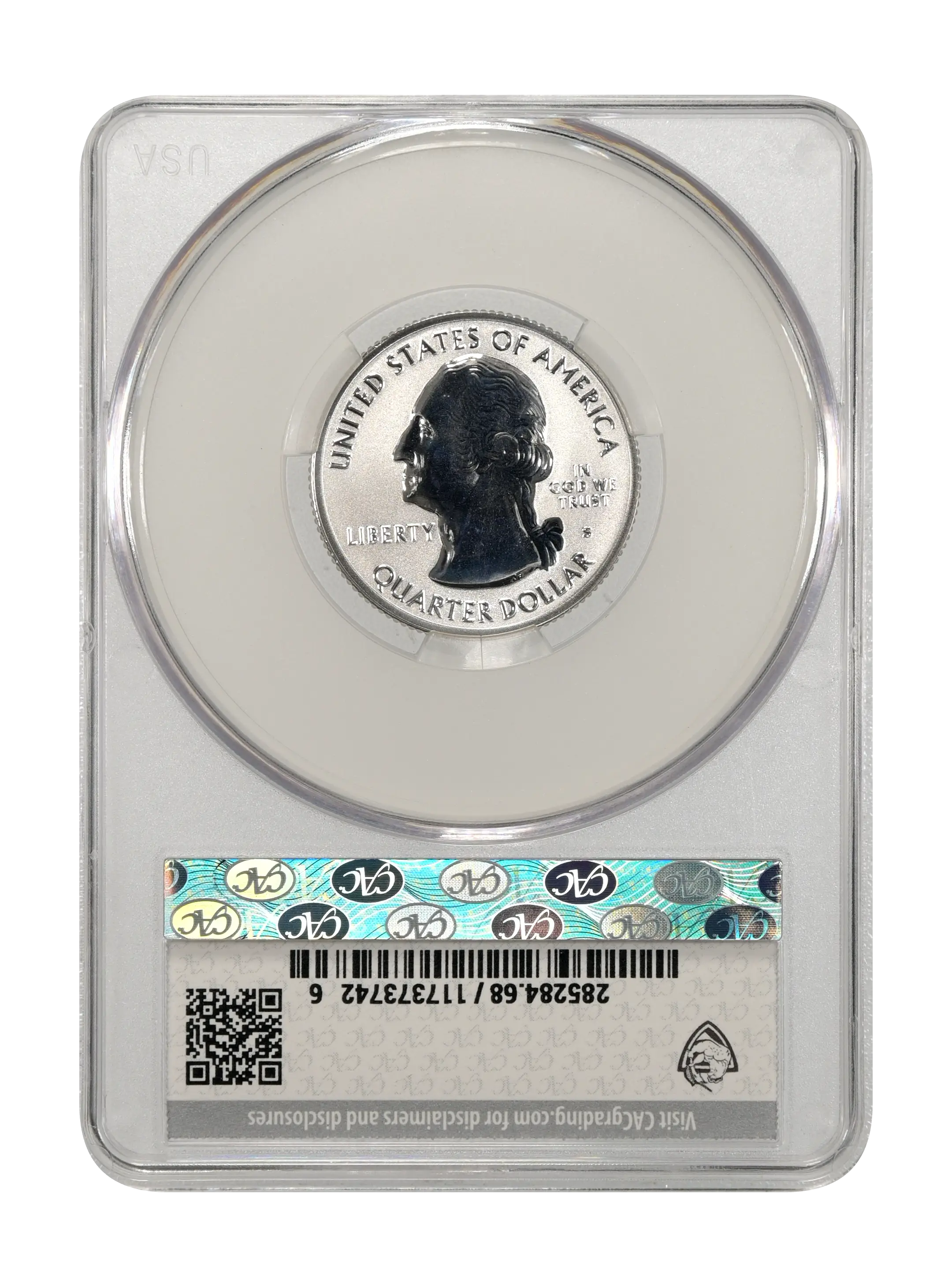 2018-S 25c Pictured Rocks, Silver, Reverse Proof PR thumbnail 10
