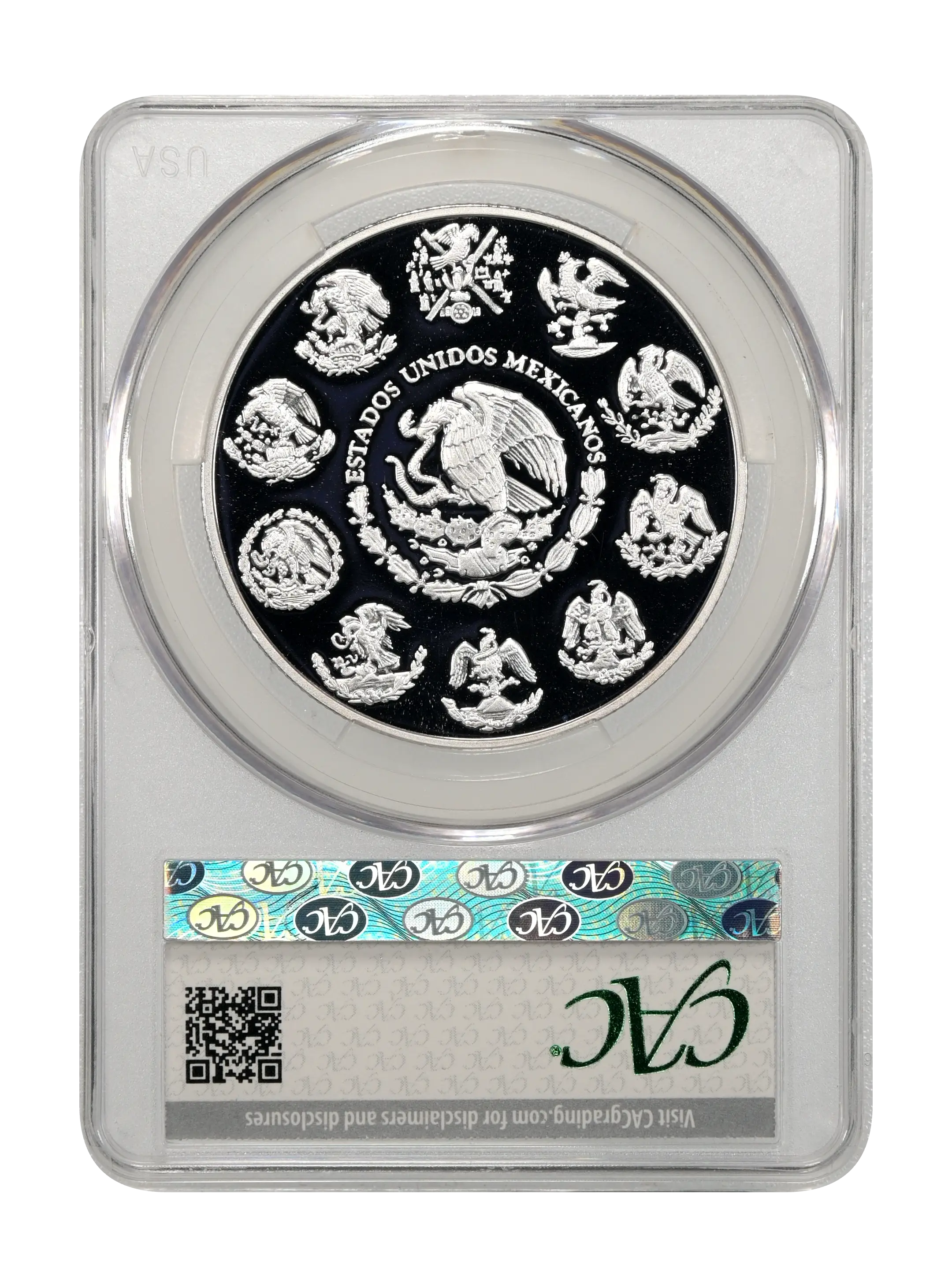 2018-Mo 1 Onza Libertad, Silver PR DCAM (KM-639) thumbnail 3