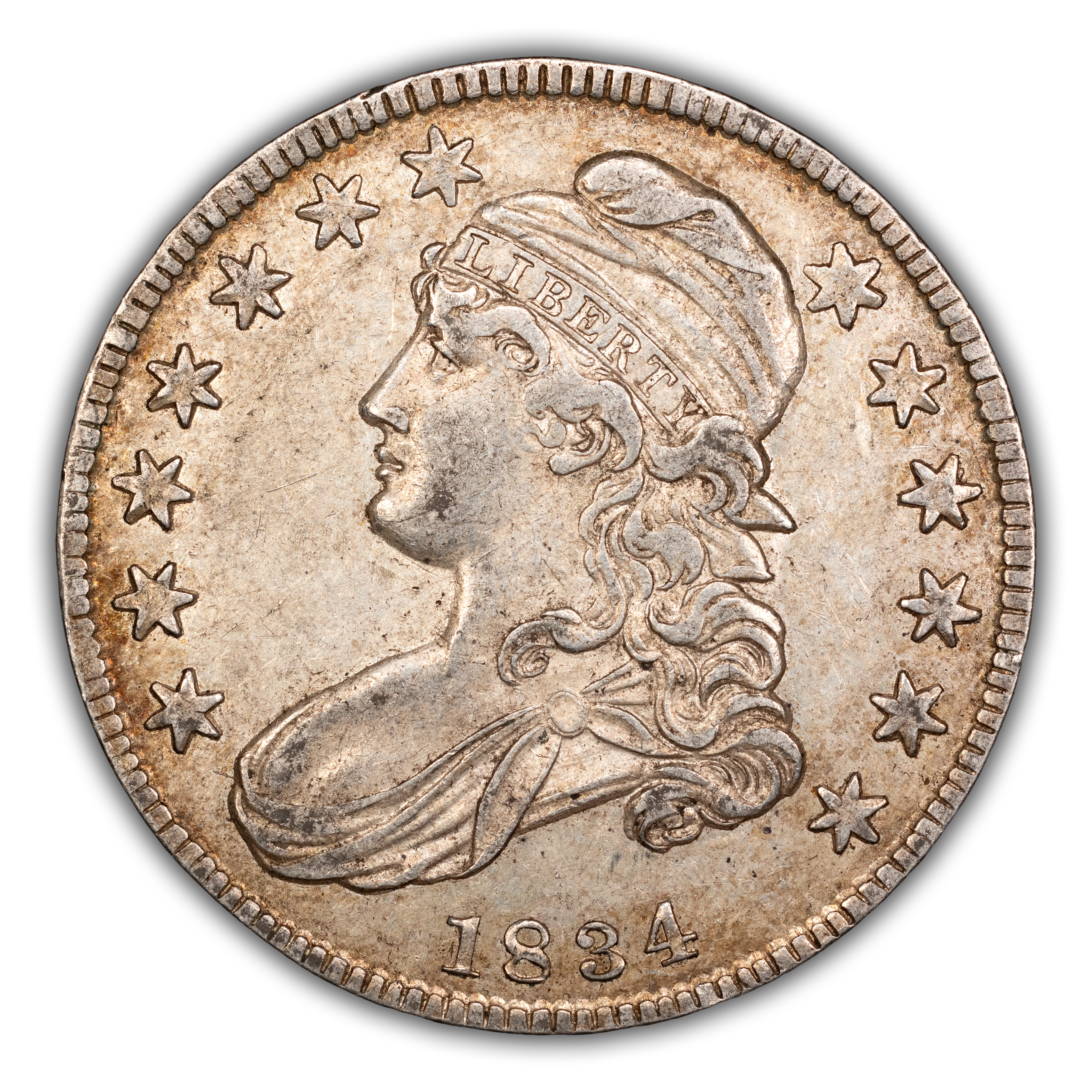 1834 50c Small Date, Small Letters MS thumbnail 2