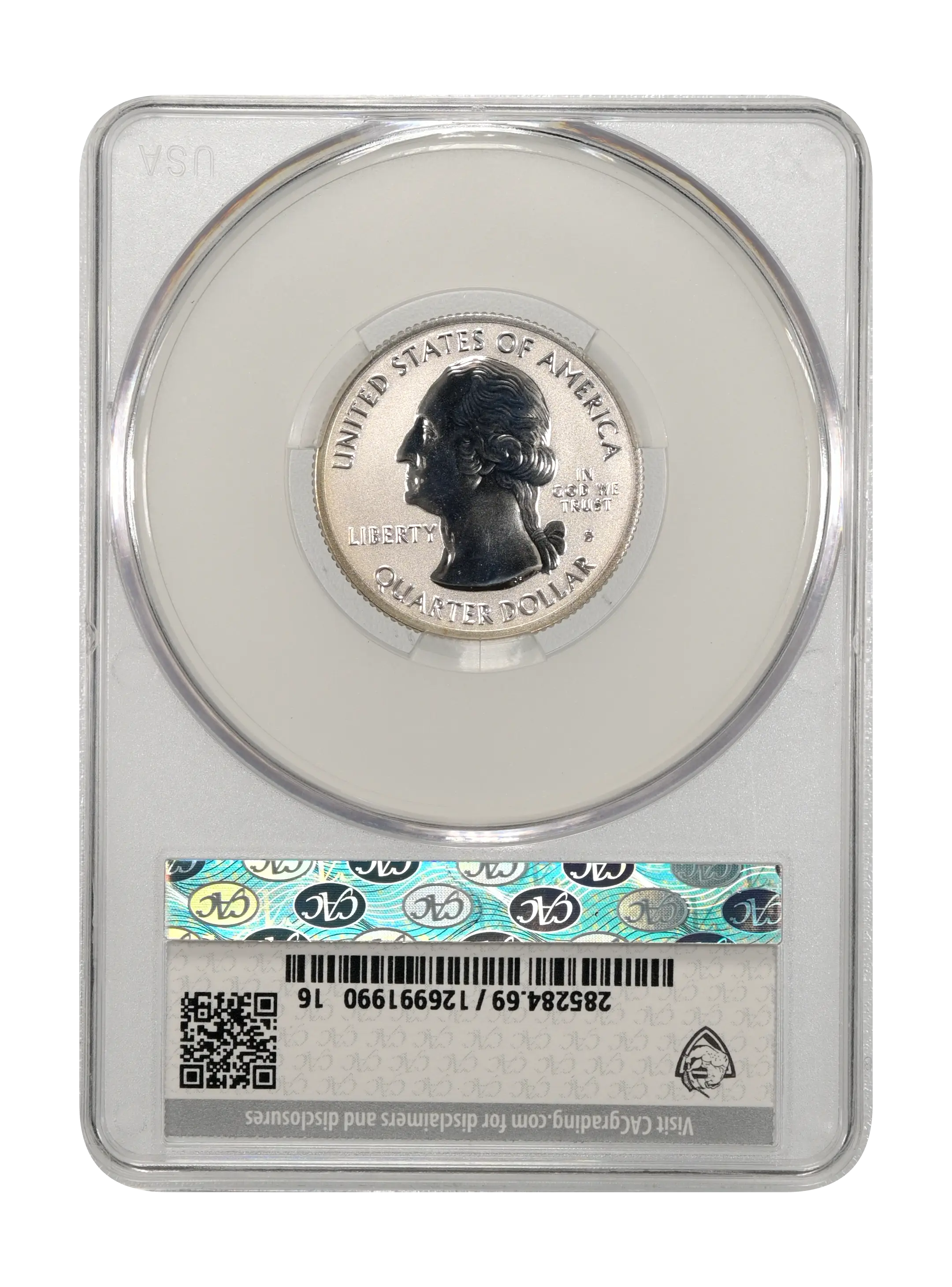 2018-S 25c Pictured Rocks, Silver, Reverse Proof PR thumbnail 11