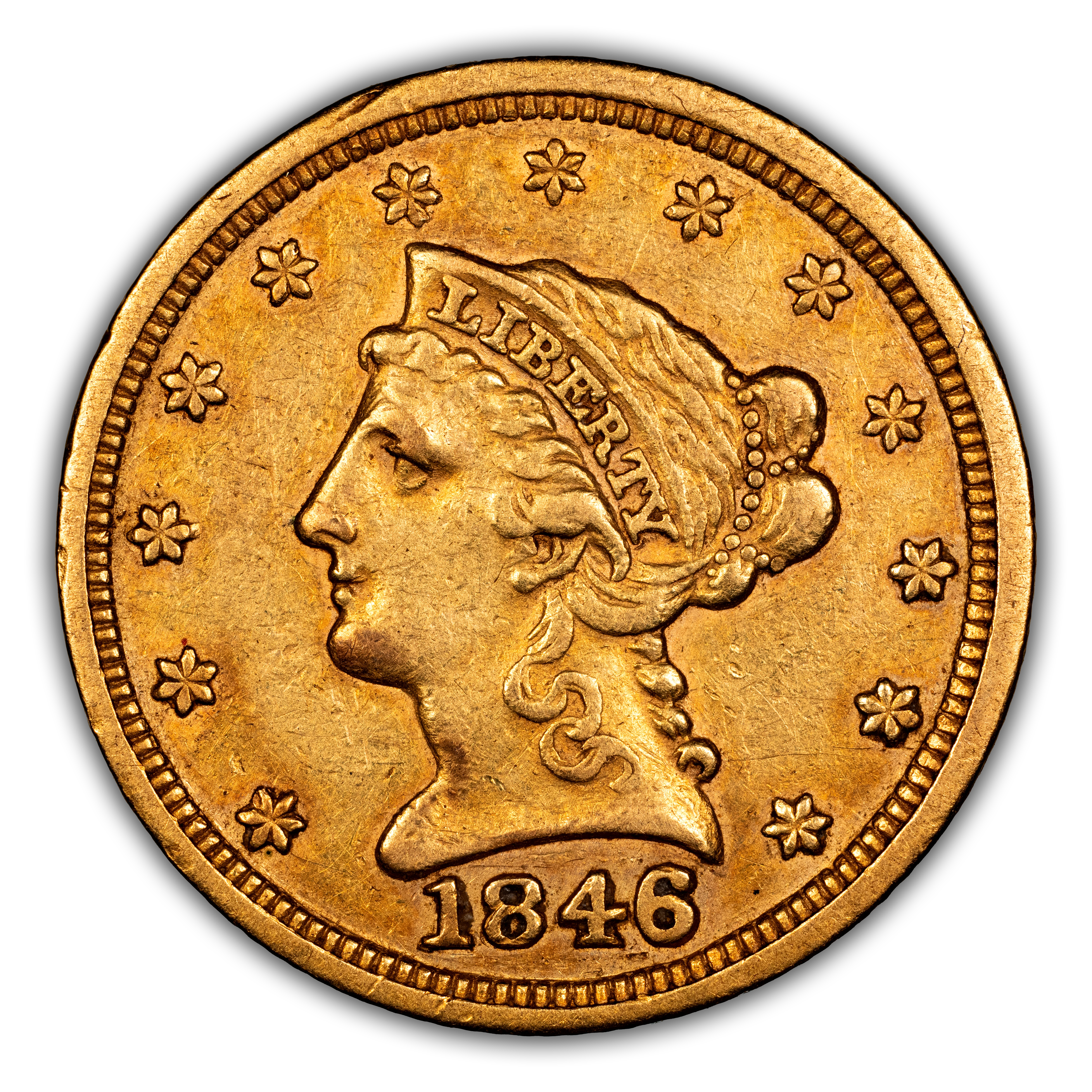 1846 $2 1/2 MS