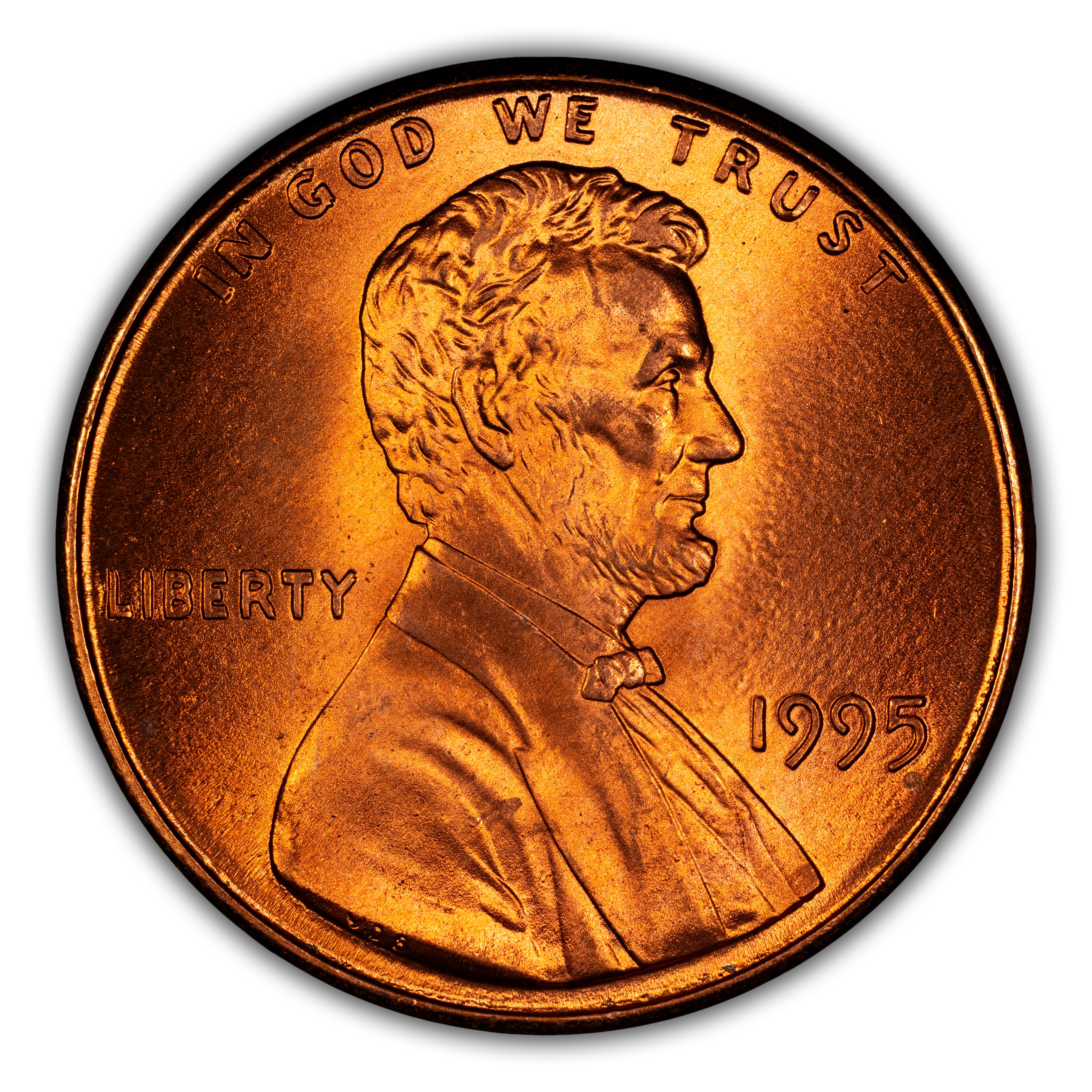 1995 1c Doubled Die Obverse MS RD thumbnail 4