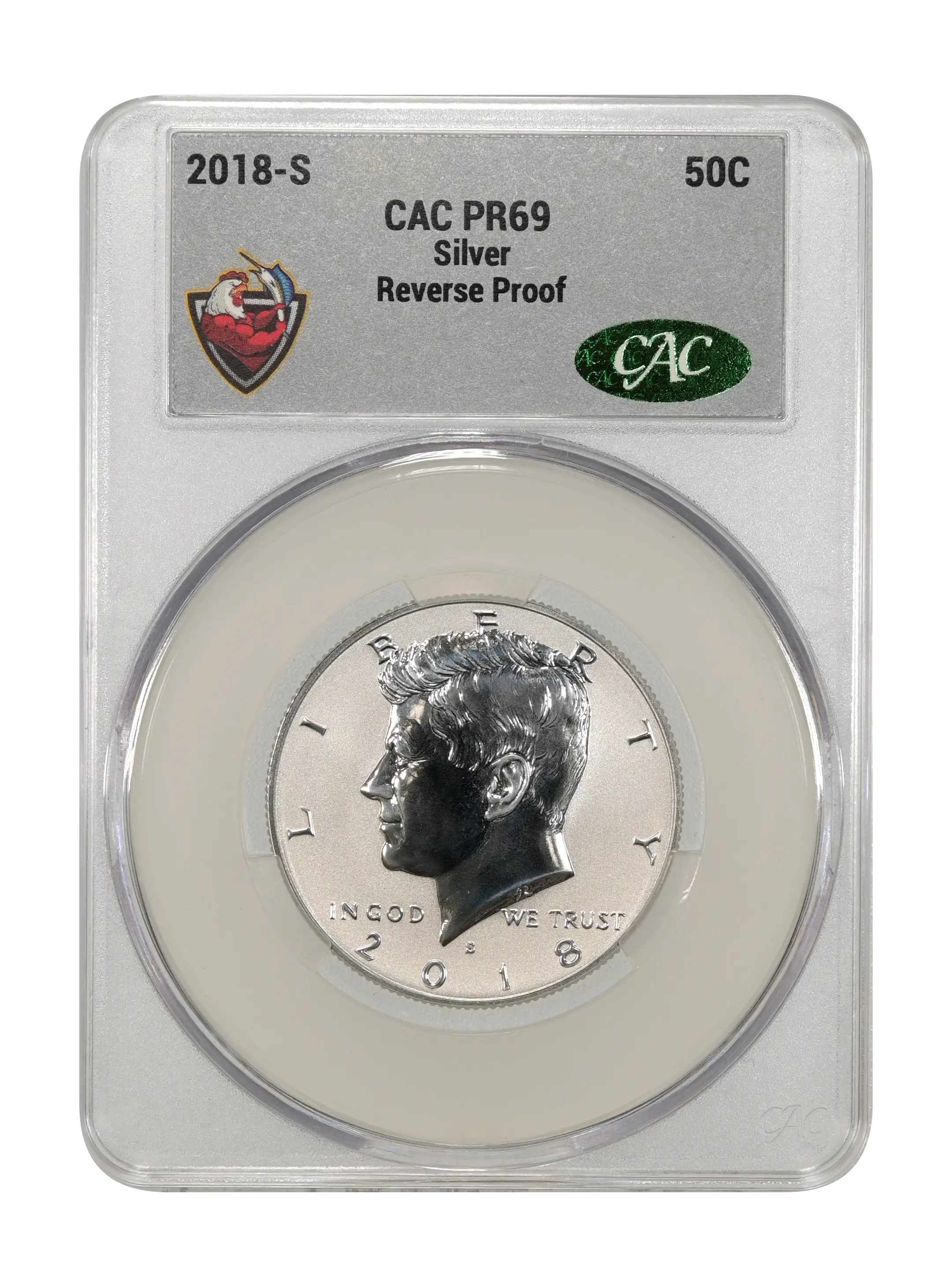 2018-S 50c Silver, Reverse Proof PR thumbnail 17