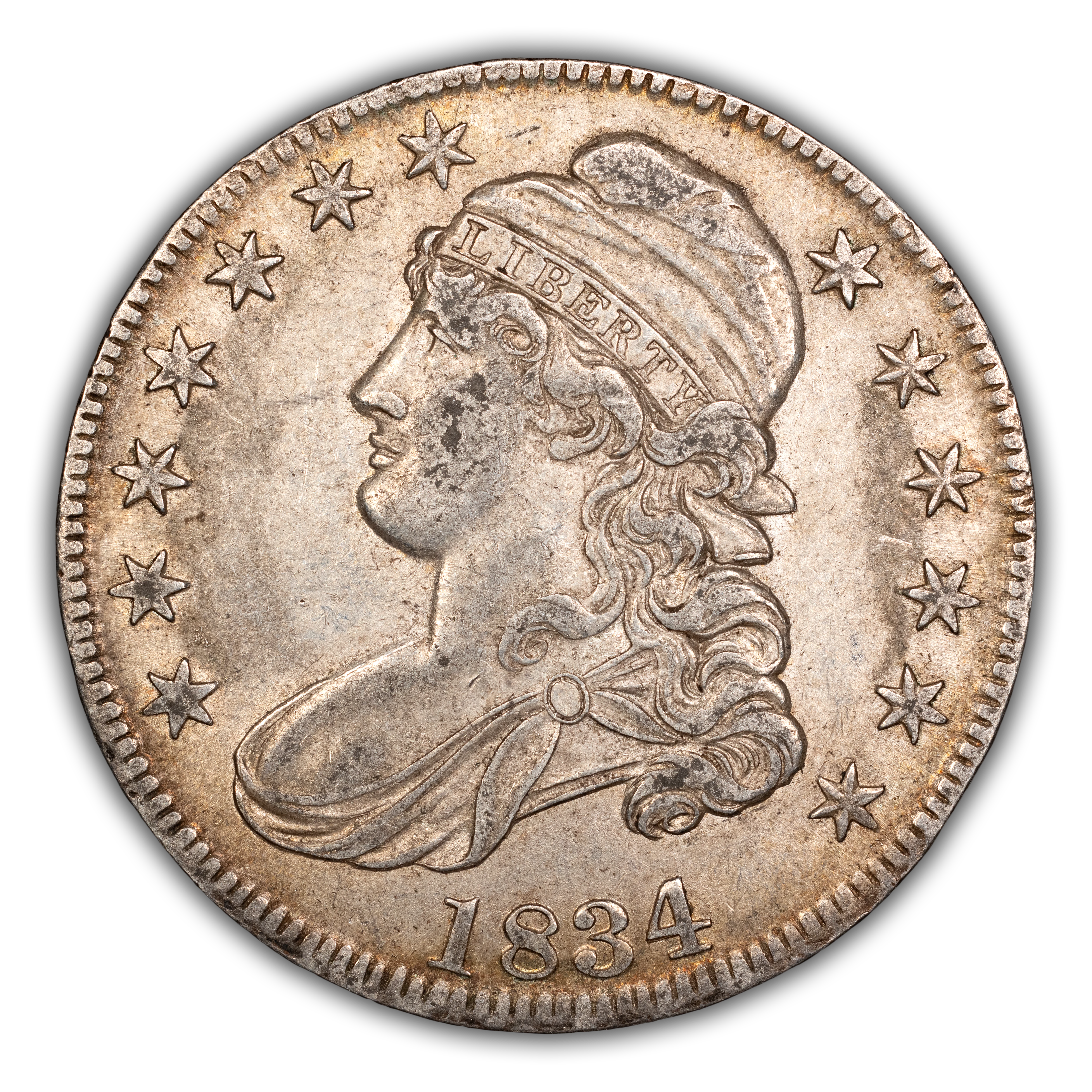 1834 50c Large Date, Small Letters MS thumbnail 2