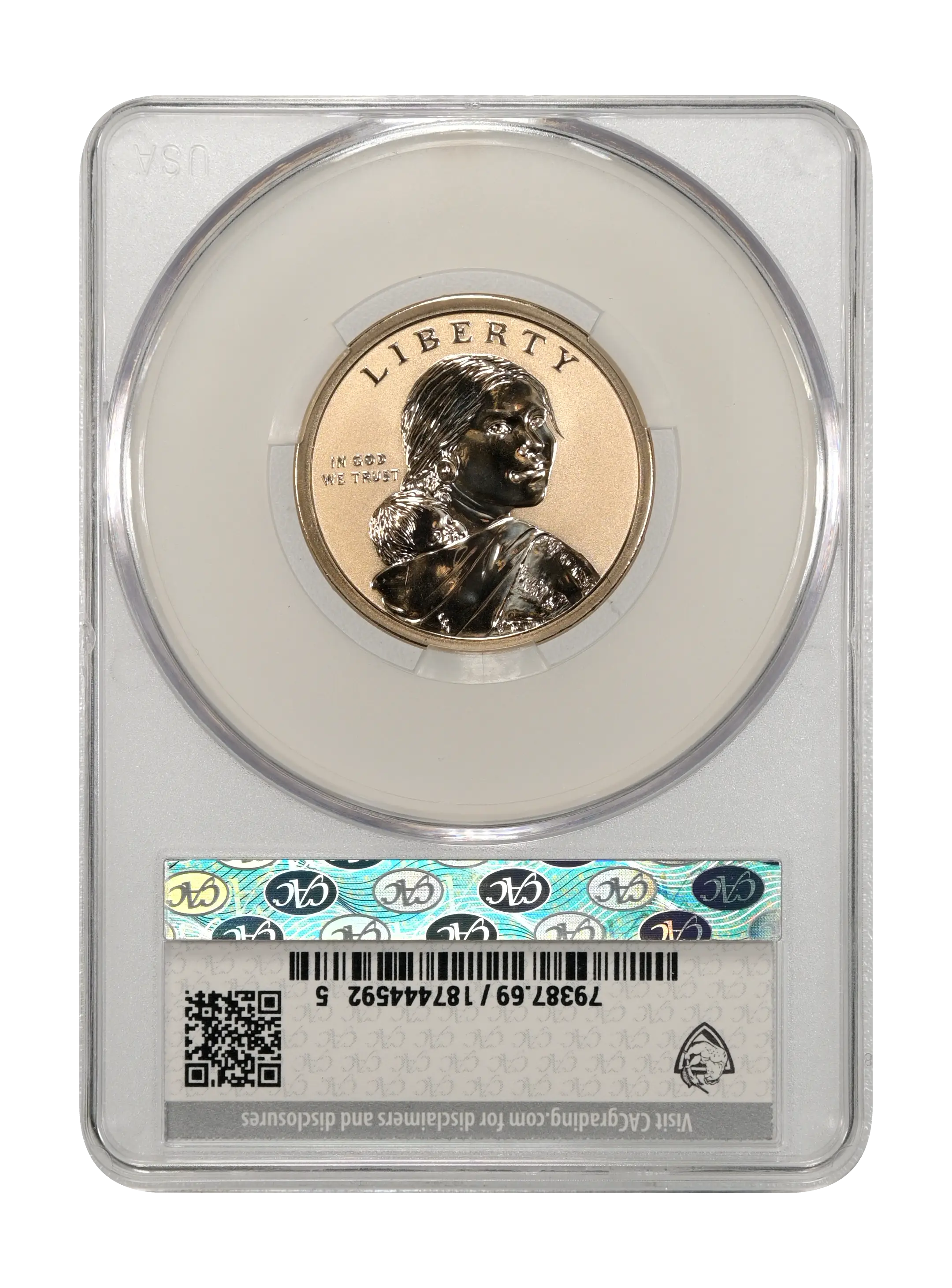 2018-S $1  Native American, Jim Thorpe, Reverse Proof PR thumbnail 13