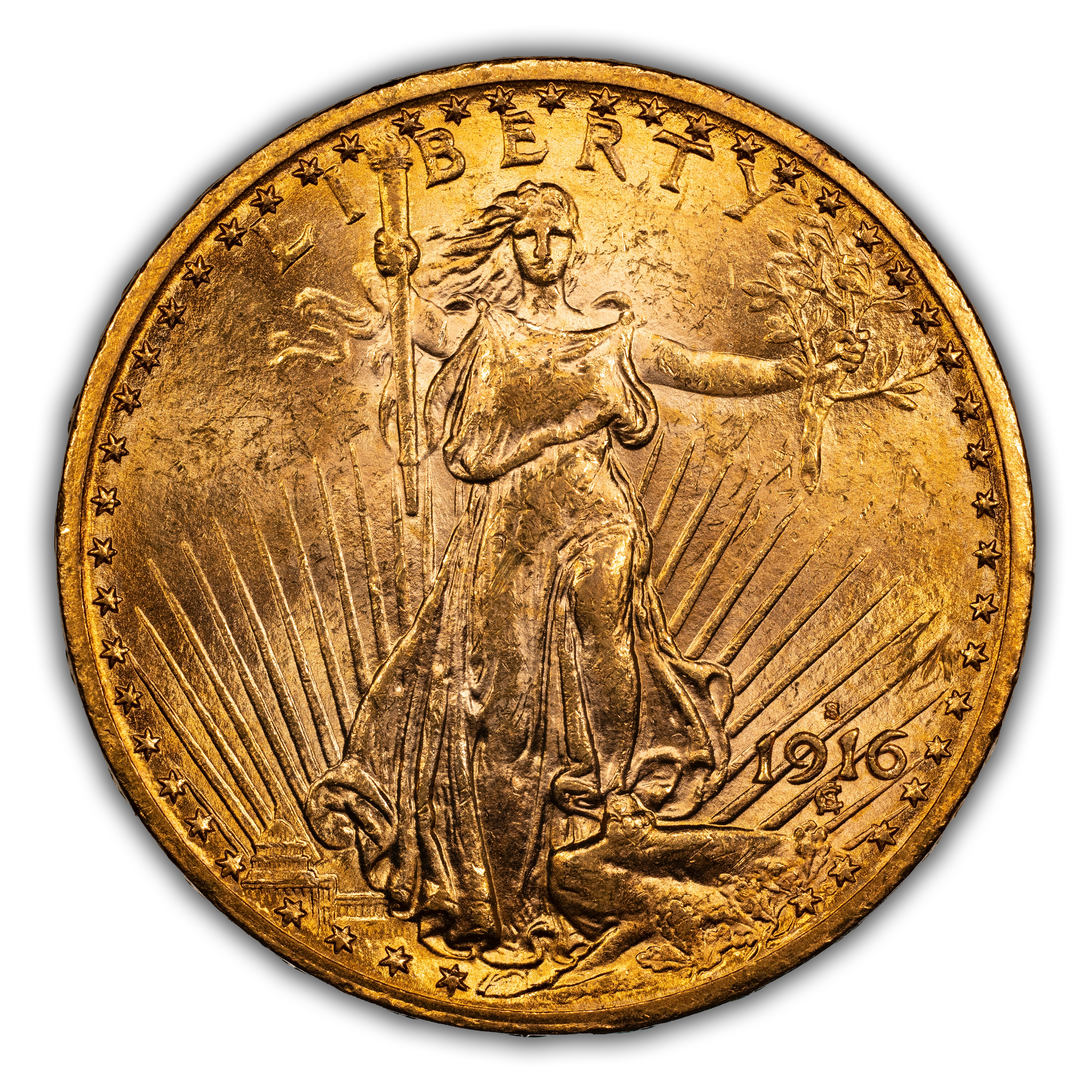 1916-S $20  MS thumbnail 4