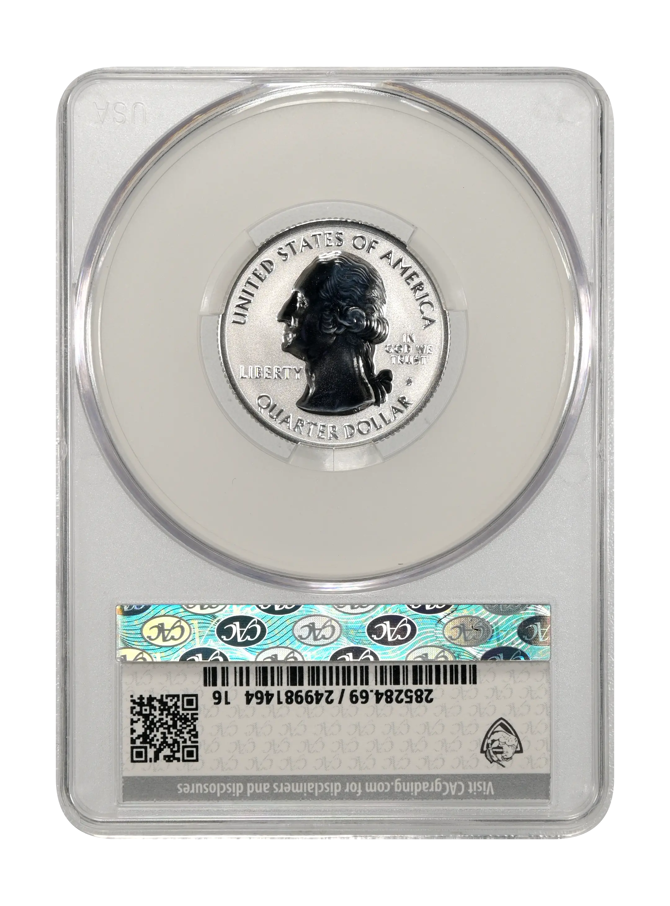 2018-S 25c Pictured Rocks, Silver, Reverse Proof PR thumbnail 12
