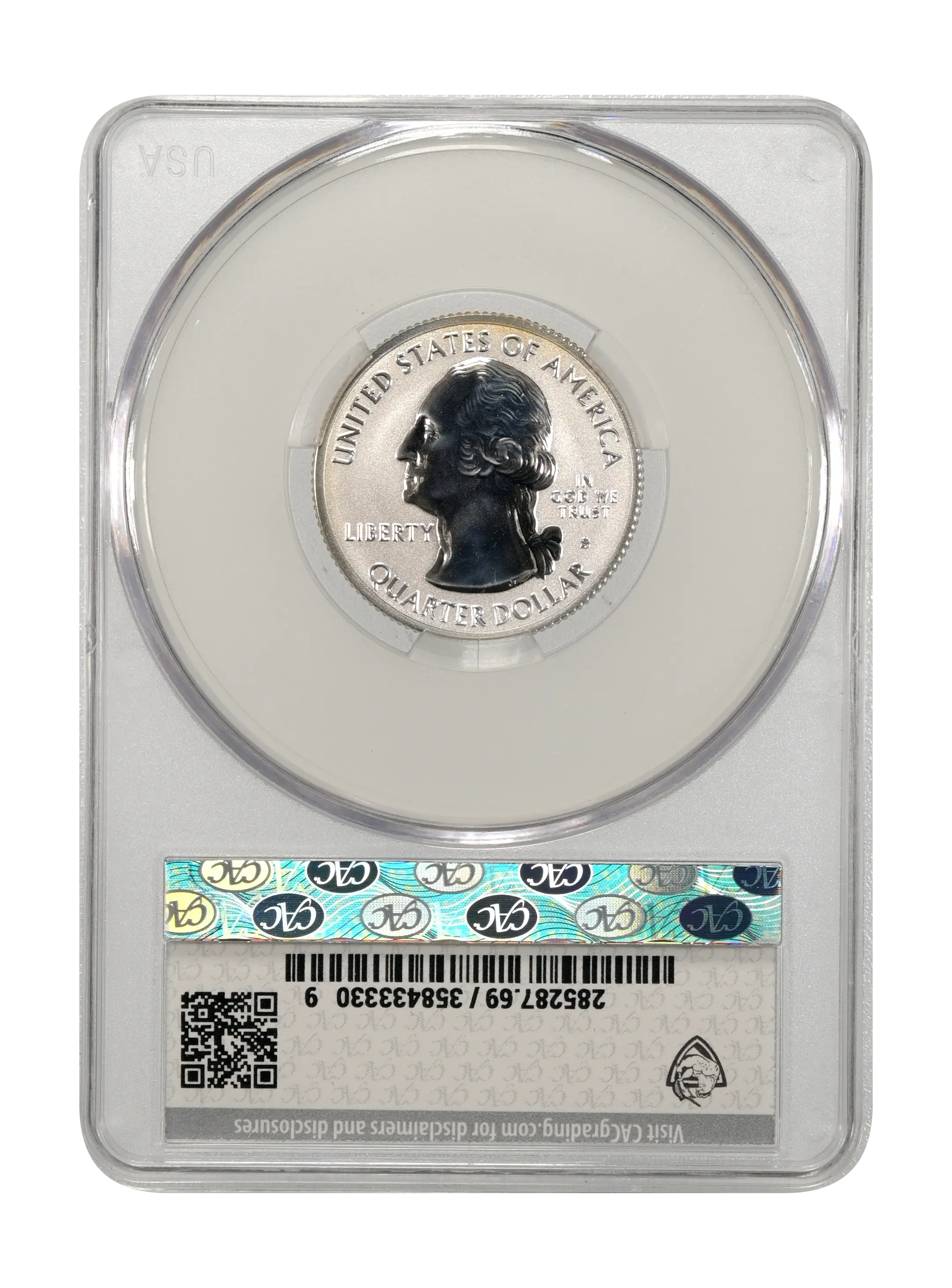 2018-S 25c Cumberland, Silver, Reverse Proof PR thumbnail 15