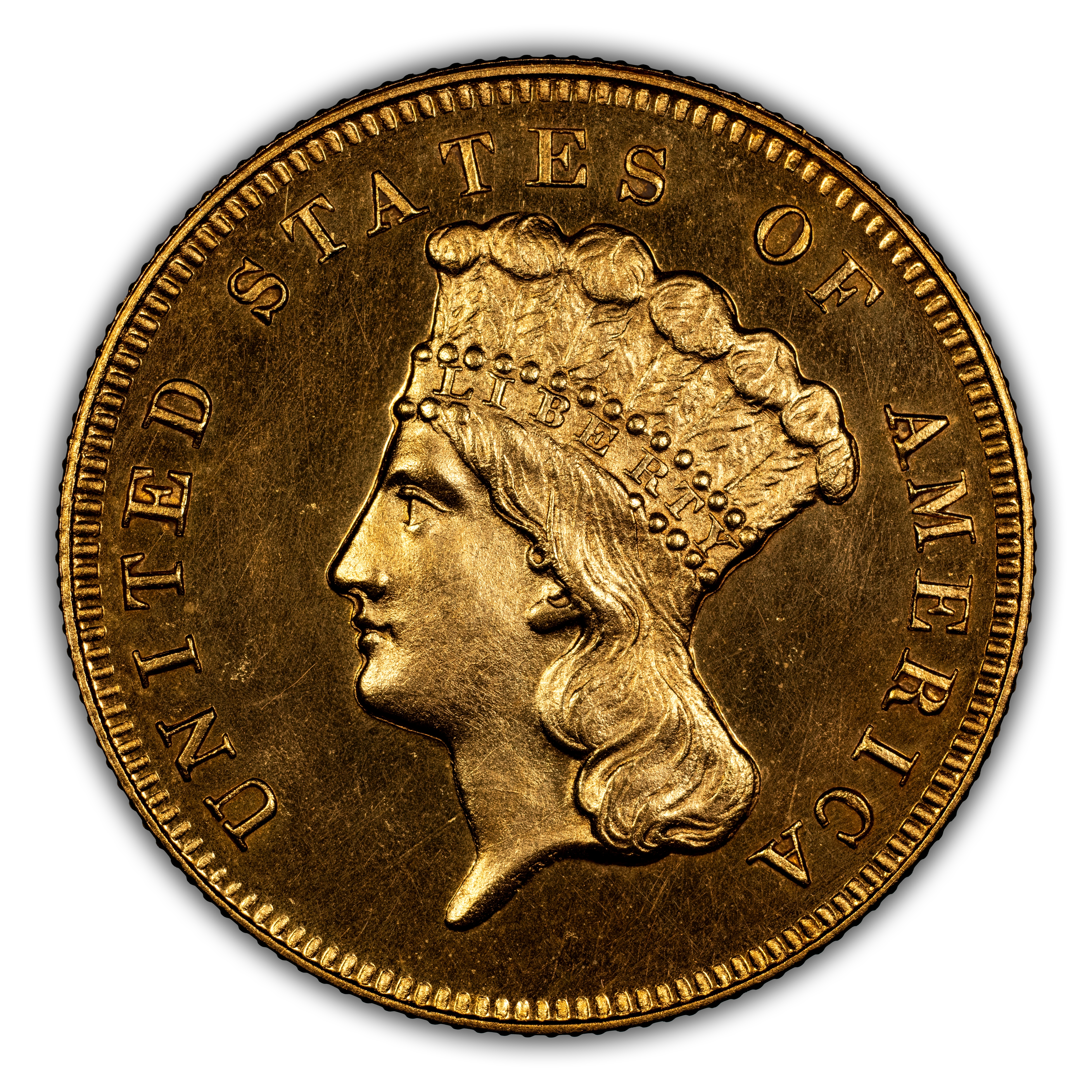 1872 $3 PR